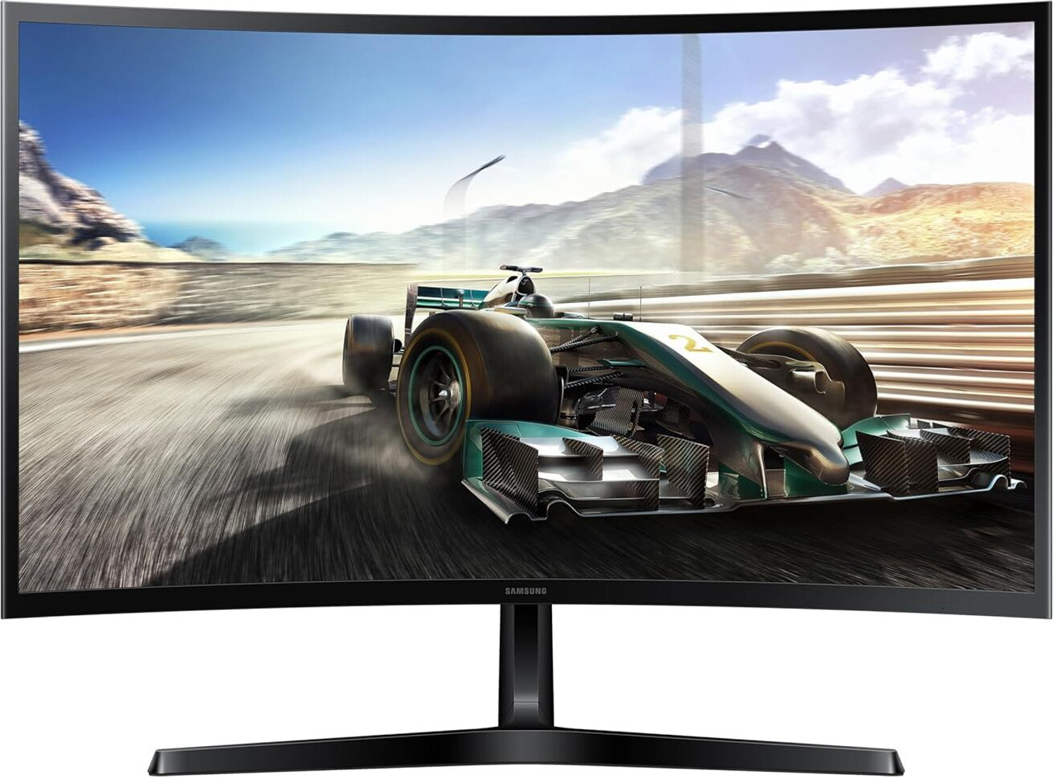 Image of Samsung 68.58 cm (27 inch) Curved Full HD IPS Panel Gaming Monitor (LS27D368GAWXXL)