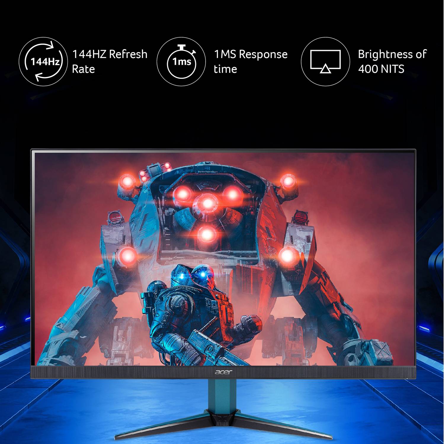 Acer Nitro 68.58 cm (27 inch) UWQHD LED Backlit IPS Panel Anti
