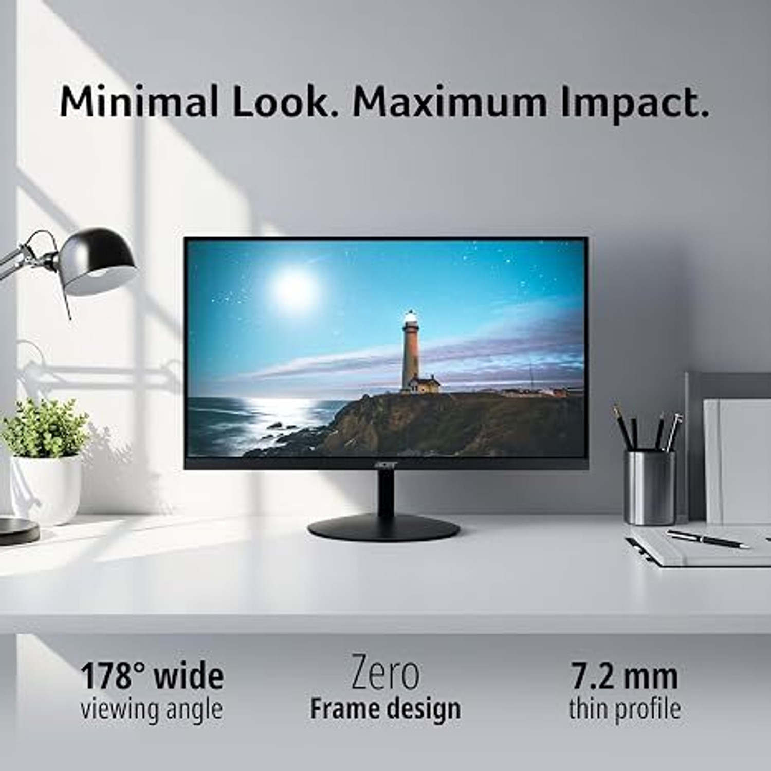Image of Acer SA242Y E 60.45 cm (24 inch) Full HD LED Backlit IPS Panel Monitor (SA242Y E)