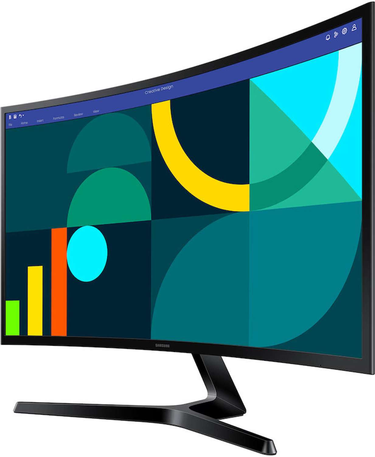 Image of Samsung S3 Essemtial Curved 68.58 cm (27 inch) Curved Full HD VA Panel Gaming Monitor (LS27D368GAWXXL ESSENTIAL)
