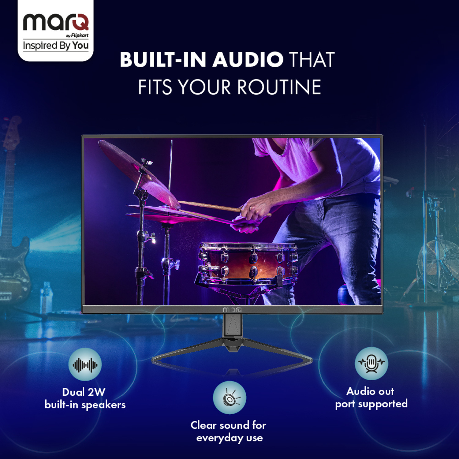 Image of MarQ by Flipkart 60.96 cm (24 inch) Quad HD LED Backlit IPS Panel Monitor (24QHDMIQCCYP)
