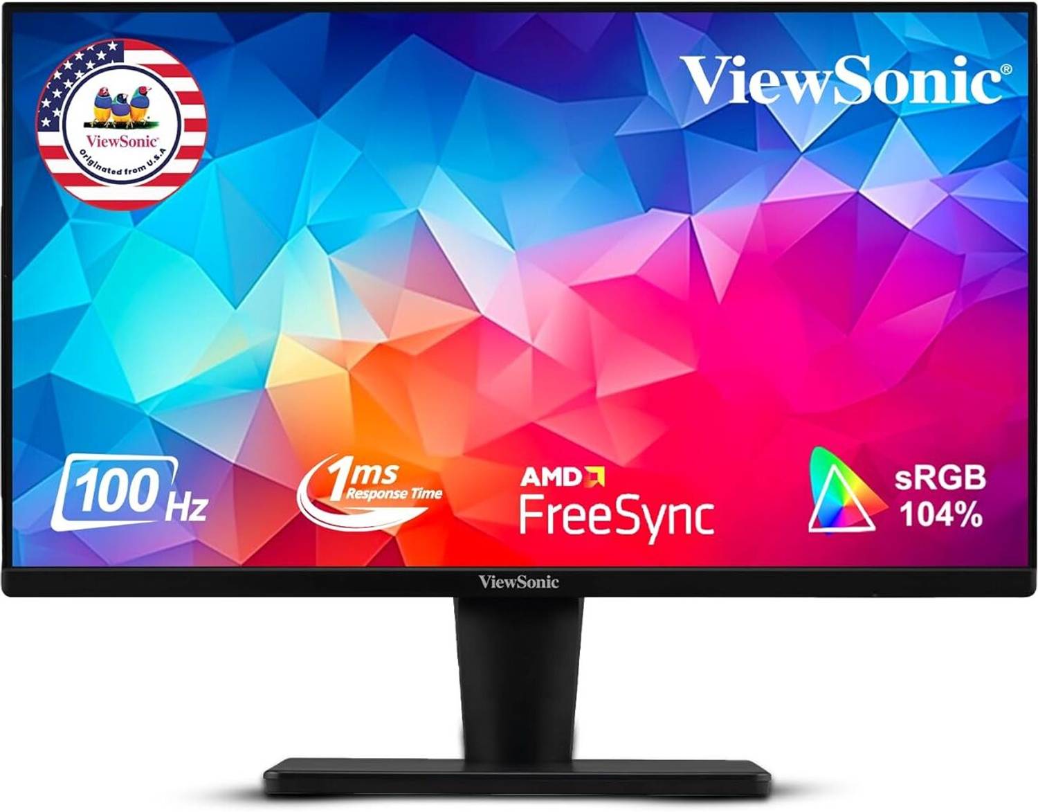 ViewSonic SuperClear 55.88 cm (22 inch) WXGA VA Panel Monitor (VA