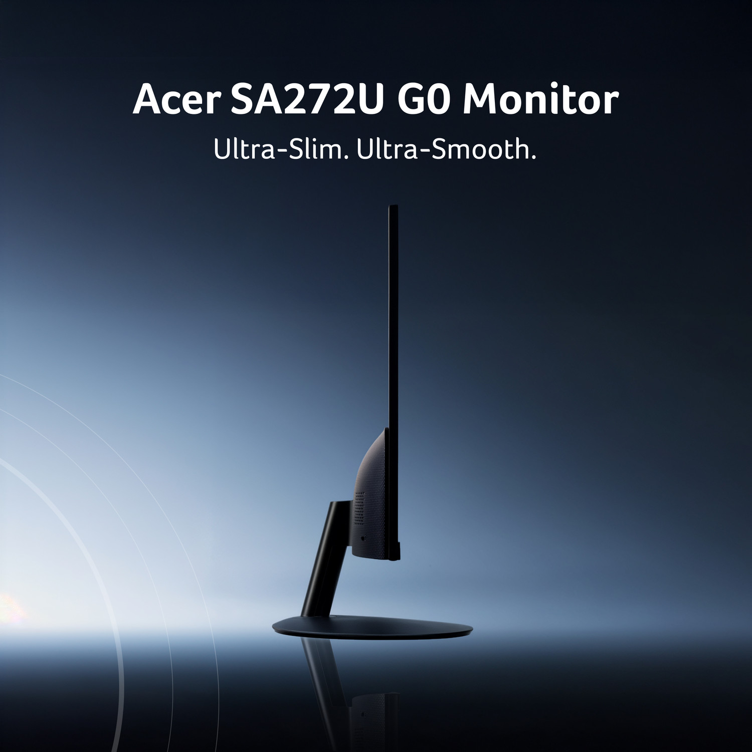 Image of Acer SA272 UG BLACK 68.58 cm (27 inch) WQHD LED Backlit IPS Panel with ZeroFrame Ultra-Thin (7.2mm) Design, Eye Care, HDMI 2.0, DisplayPort Monitor (SA272 UG BLACK)