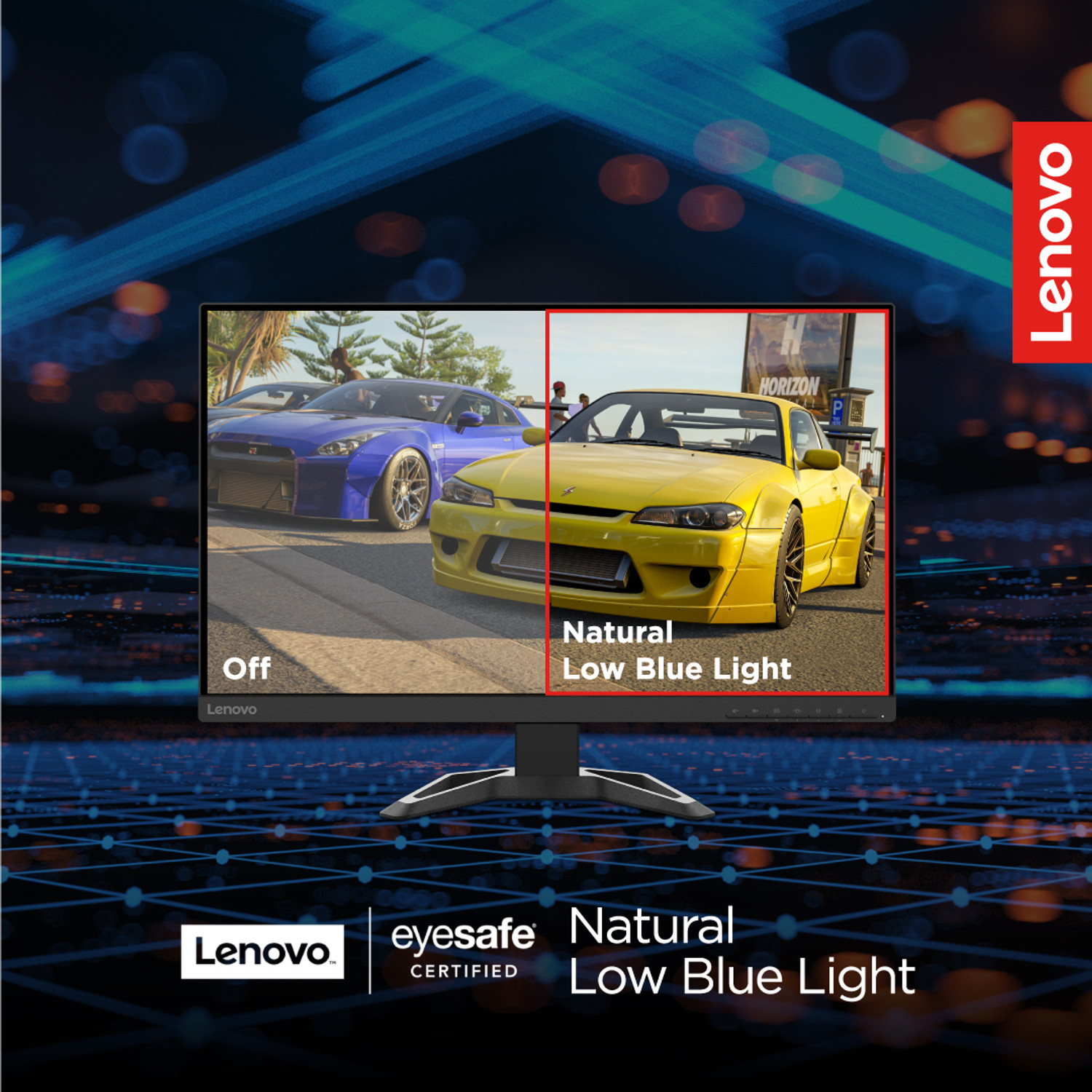 Image of Lenovo G-Series 68.58 cm (27 inch) Full HD LED Backlit VA Panel with 99% sRGB, 3WX2 Speakers, 2XHDMI 2.0, DP 1.4, Height /Tilt Adjustable Stand, VESA mountable Gaming Monitor (G27-30)