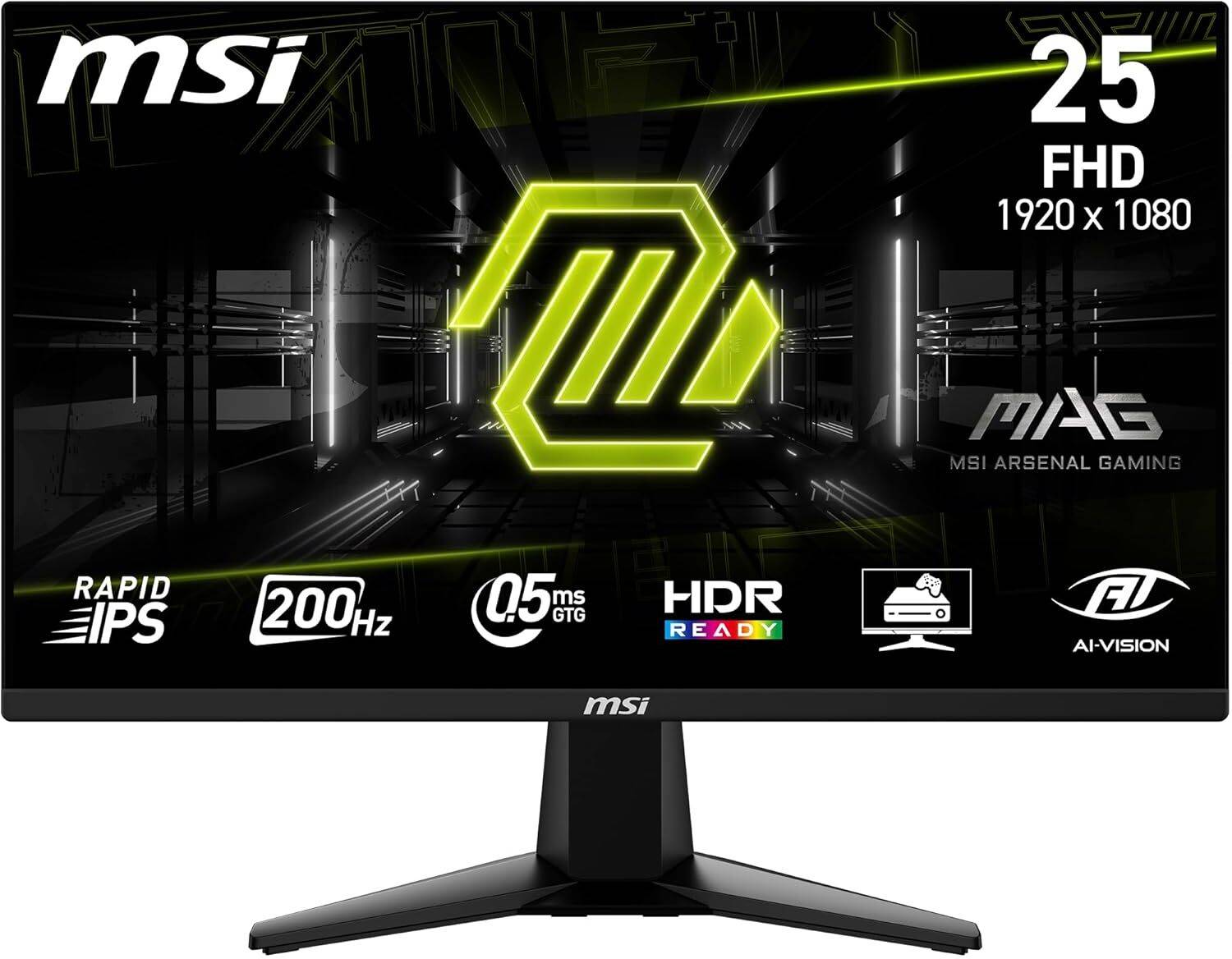 MSI 25 inch Full HD IPS Gaming Monitor (MAG 255F E20)