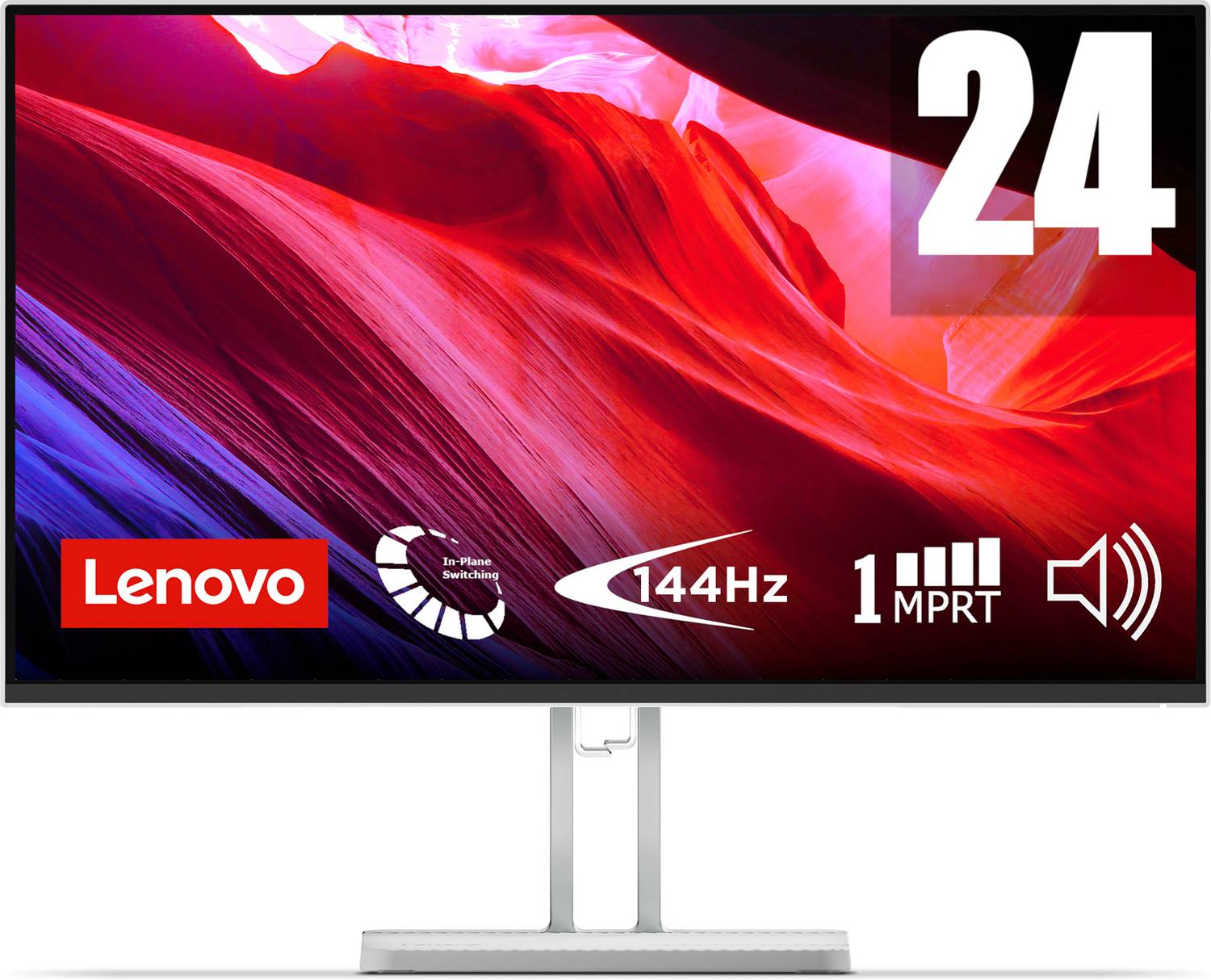 Lenovo L Series 60.96 cm (24 inch) Full HD IPS Panel with 2x3W Sp