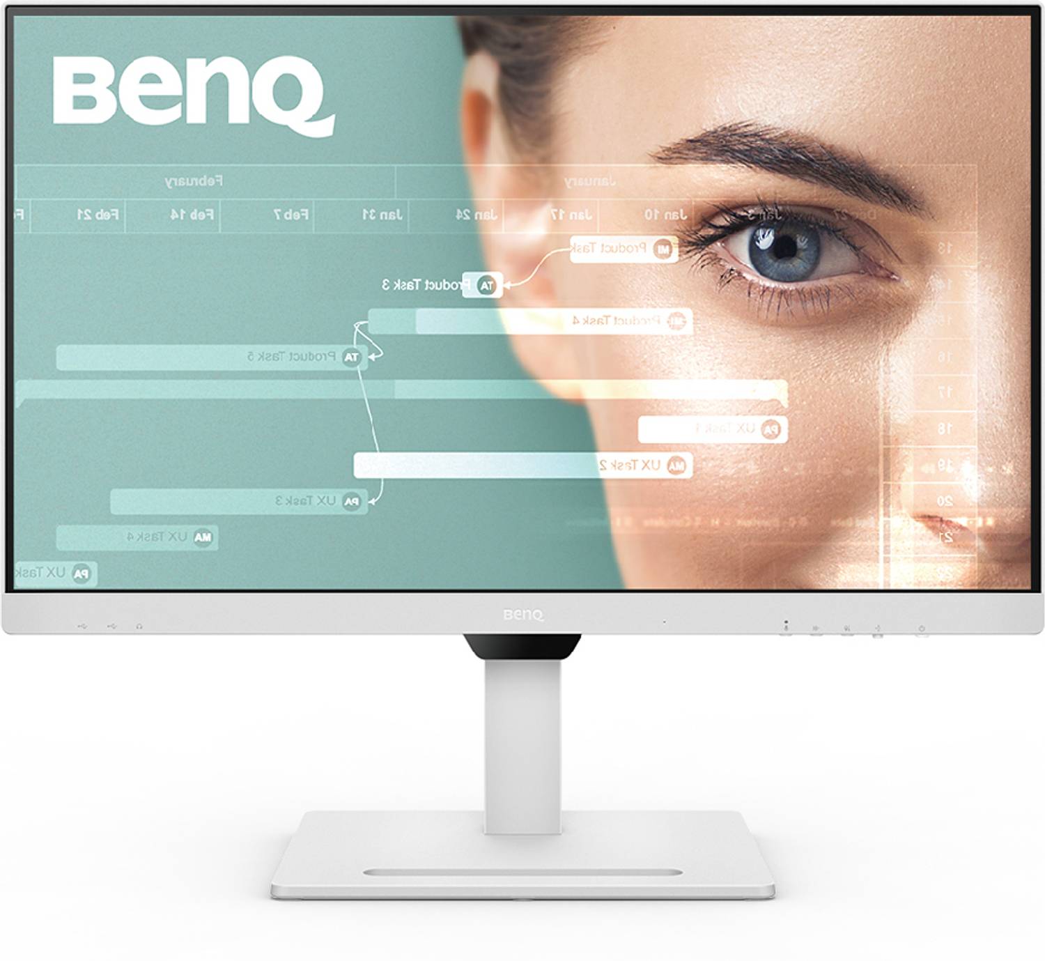 BenQ GW2790QT 68.58 cm (27 inch) Quad HD LED Backlit IPS Panel Height Adjustable, 99% Srgb, Eye Safe Certified, Brightness Intelligence, 2Wx2 Noise Filter Speakers, USB-Cwith 65W PD, HDMI, DP, USB Hub, Coding Mode, suitable for Coders & Programmers, Daisy Chain Monitor (GW2790QT)