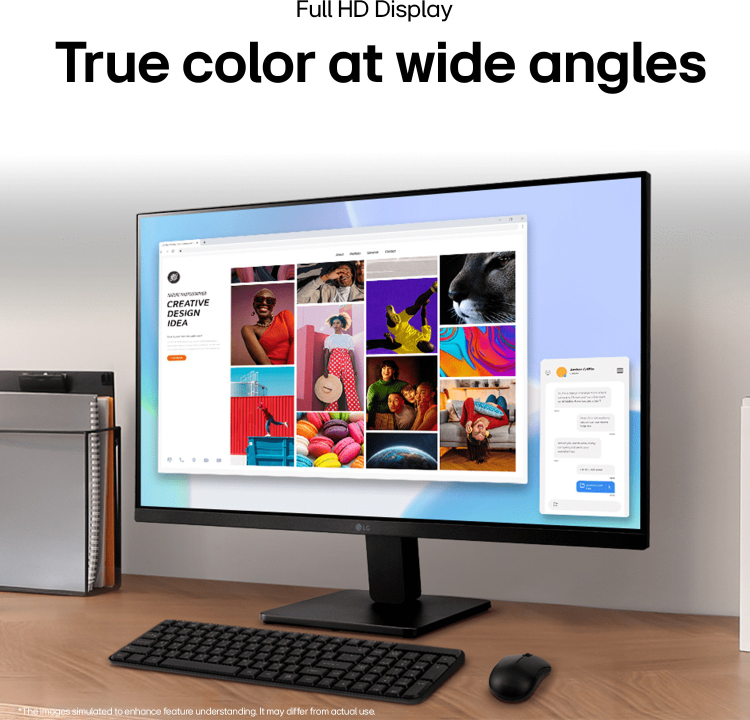 Image of LG 68.58 cm (27 inch) Full HD IPS Panel with 3-Side Borderless Display,Tilt-able Stand, Black Stabilizer, OnScreen Control, Ergo Design Monitor (27MR400-BB.CTRRMV)