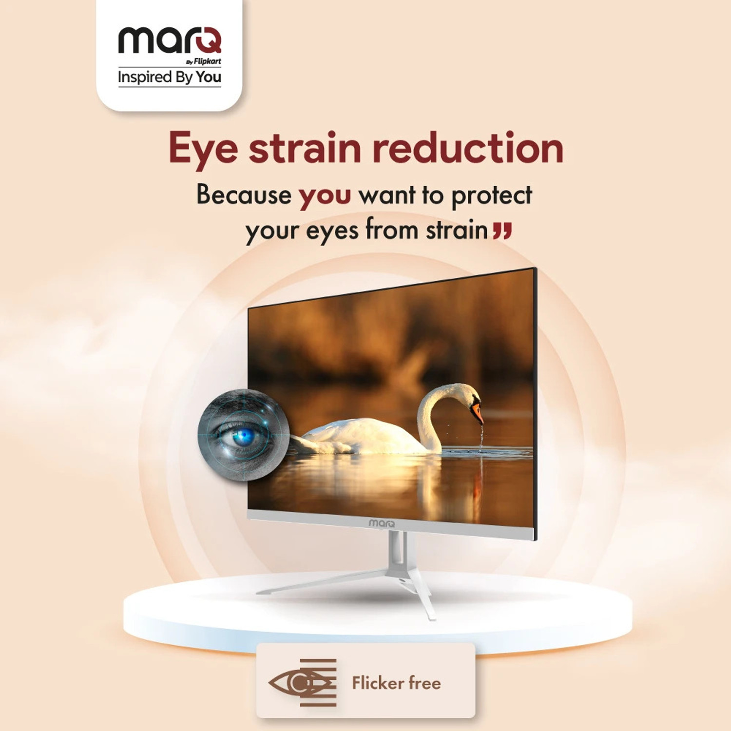 Image of MarQ by Flipkart 68.58 cm (27 inch) Full HD LED Backlit IPS Panel Gaming Monitor (27FHDMEQNNXO)
