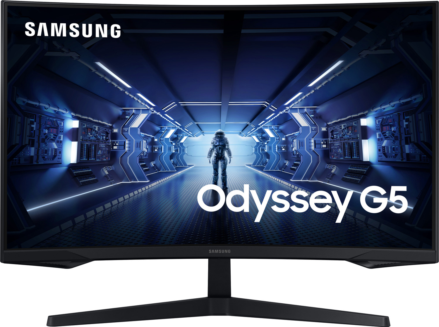 Image of Samsung 68.58 cm (27 inch) Curved WQHD LED Backlit VA Panel Gaming Monitor (LC27G55TQBWXXL)