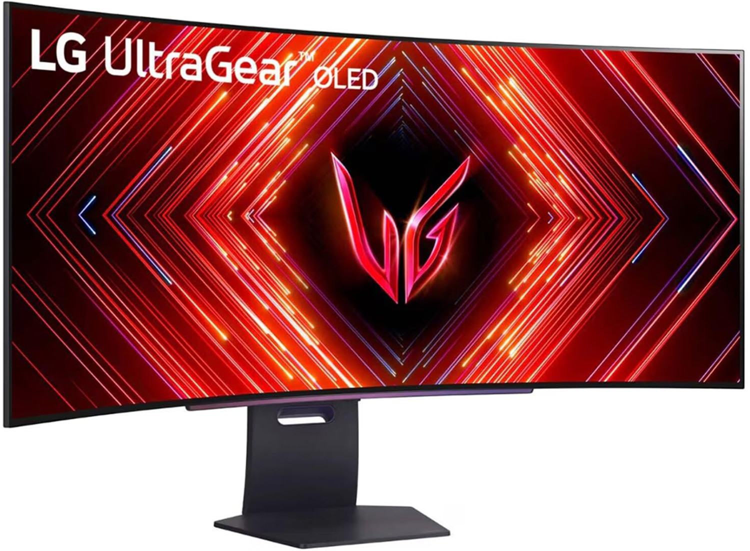Image of LG UltraGear 114.3 cm (45 inch) Curved UWQHD LED Backlit OLED Panel with 800R Curvature, 1.5M:1 Contrast Ratio, HDR True Black 400, AMD Free Sync Compatible, Height /Tilt /Swivel Stand Gaming Monitor (45GS95QE-BB.ATRLMUN)