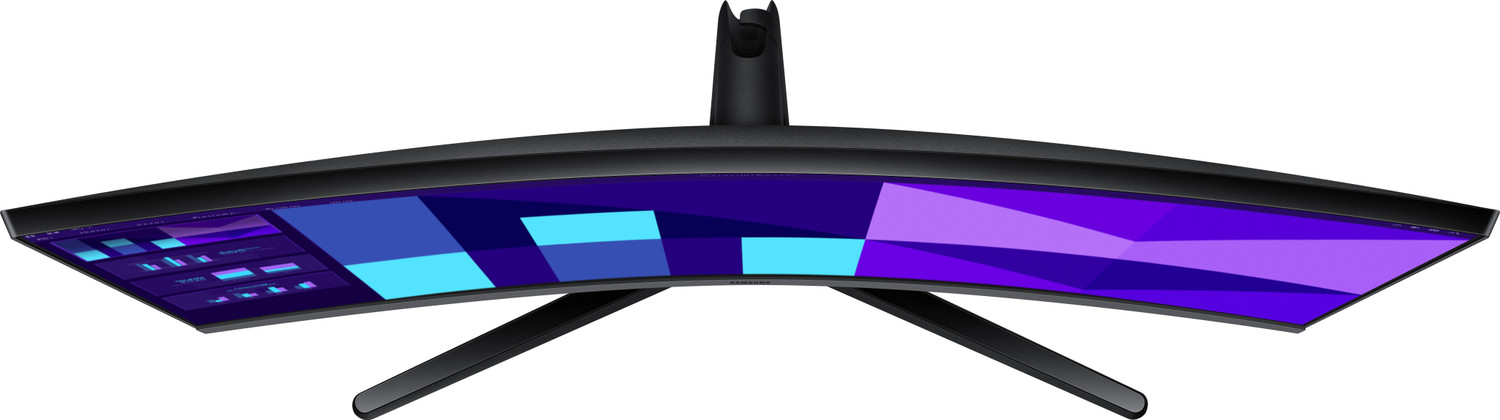 Image of Samsung Essential Series 68.58 cm (27 inch) Curved Full HD LED Backlit VA Panel with 1800R Curvature, D-Sub, HDMI, Headphone Jack Monitor (LS27D390GAWXXL)