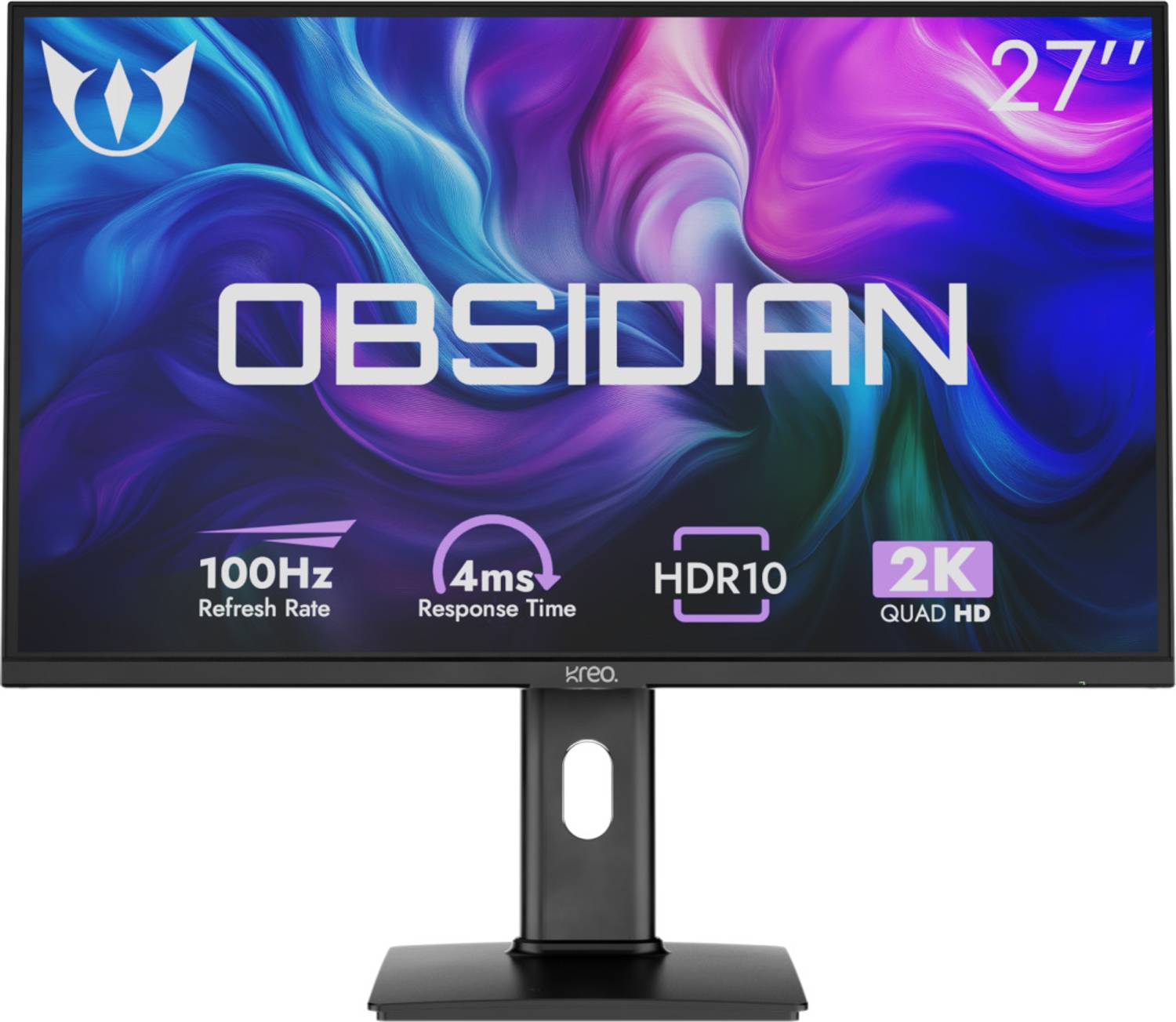Kreo Obsidian 68.58 cm (27 inch) Quad HD LED Backlit IPS Panel Mo