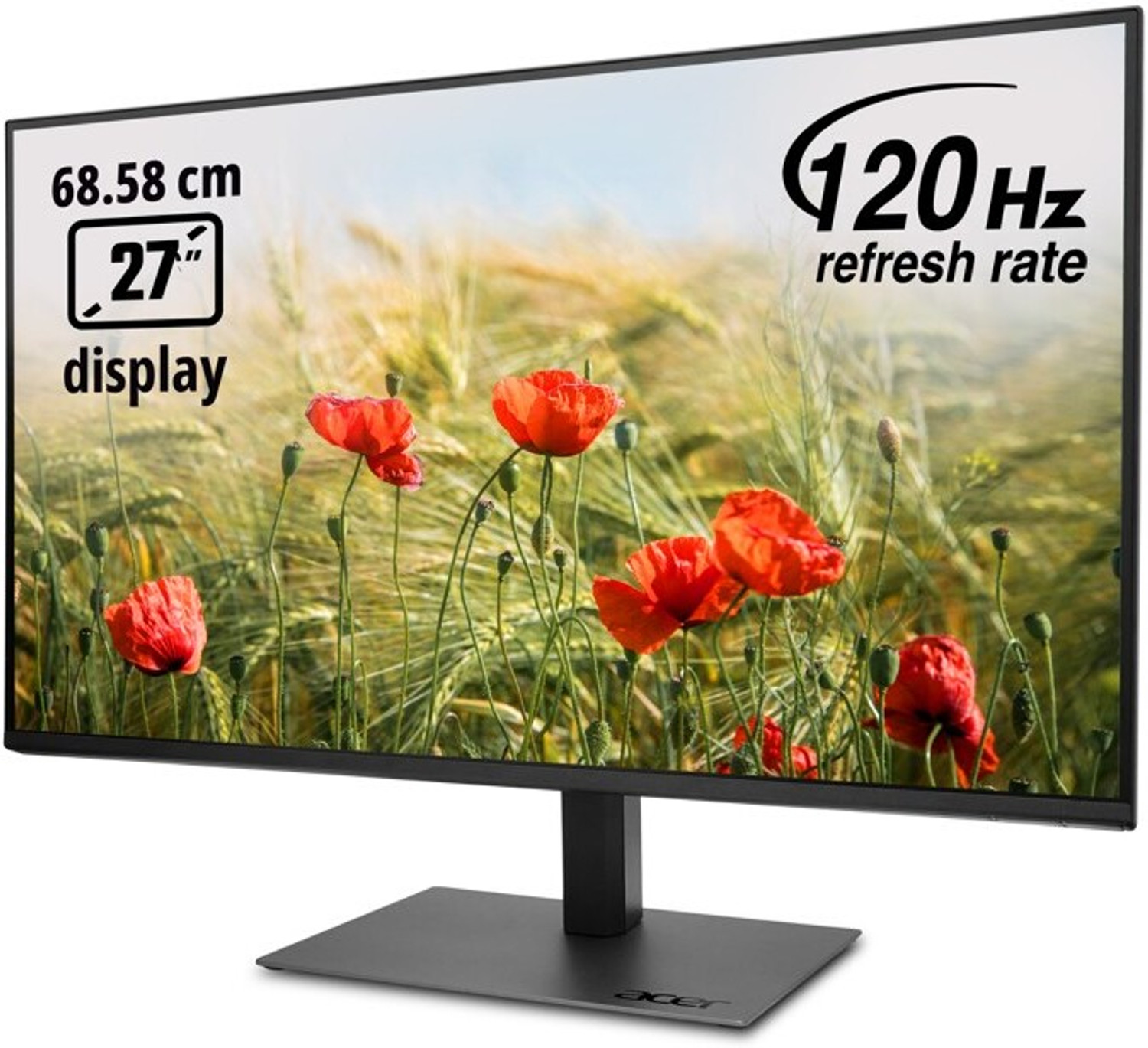 Image of Acer 68.58 cm (27 inch) WQHD IPS Panel Monitor (B277U GB)