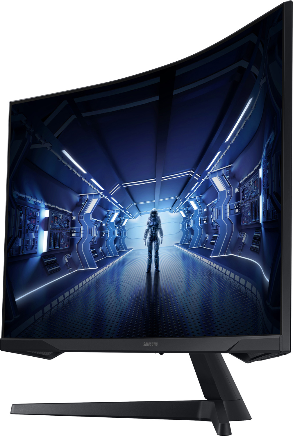 Image of Samsung 68.58 cm (27 inch) Curved WQHD LED Backlit VA Panel Gaming Monitor (LC27G55TQBWXXL)