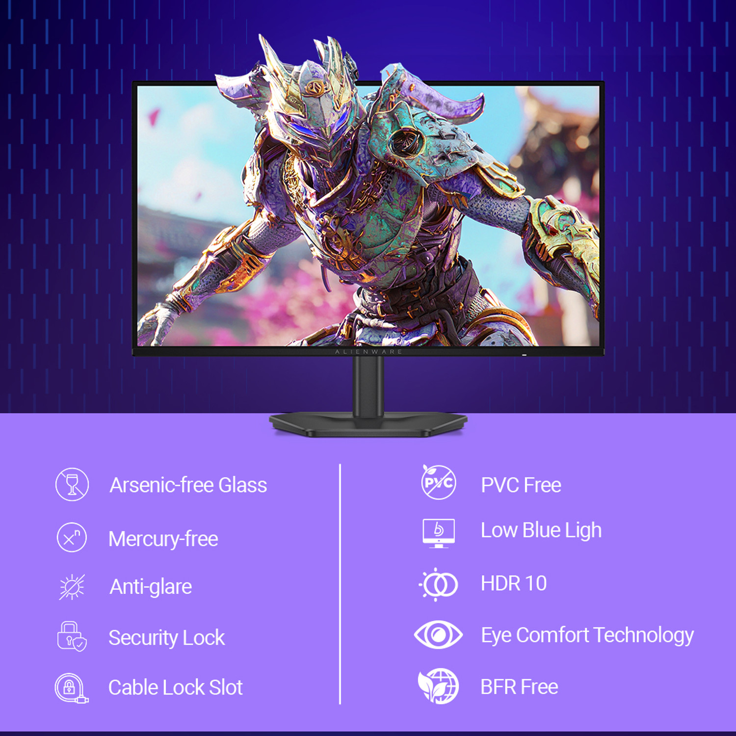 Image of DELL AW Series 68.58 cm (27 inch) Quad HD IPS Panel Gaming Monitor (AW2726DL)