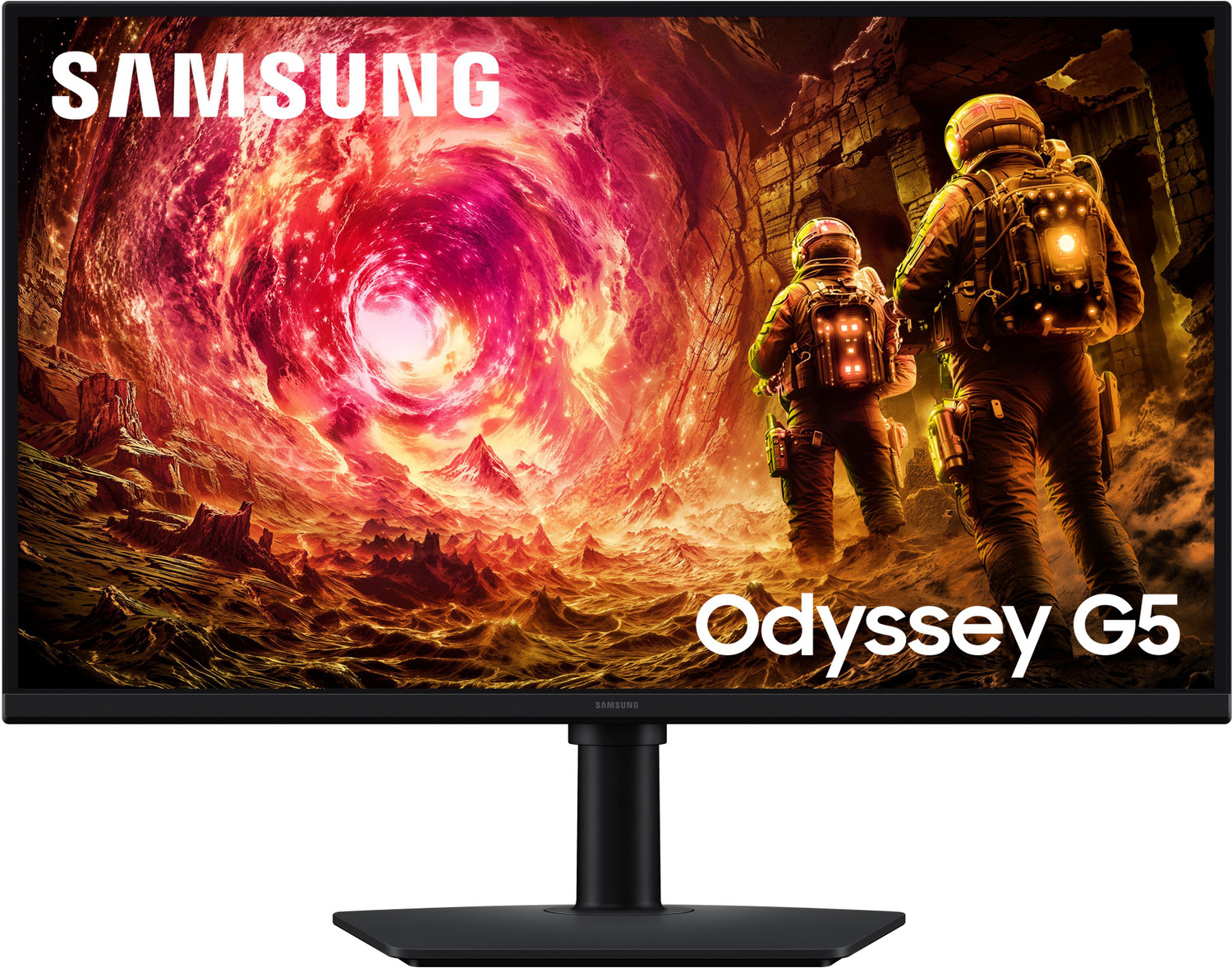 Image of Samsung Odyssey G5 68.58 cm (27 inch) Quad HD LED Backlit IPS Panel Gaming Monitor (LS27FG502EWXXL)
