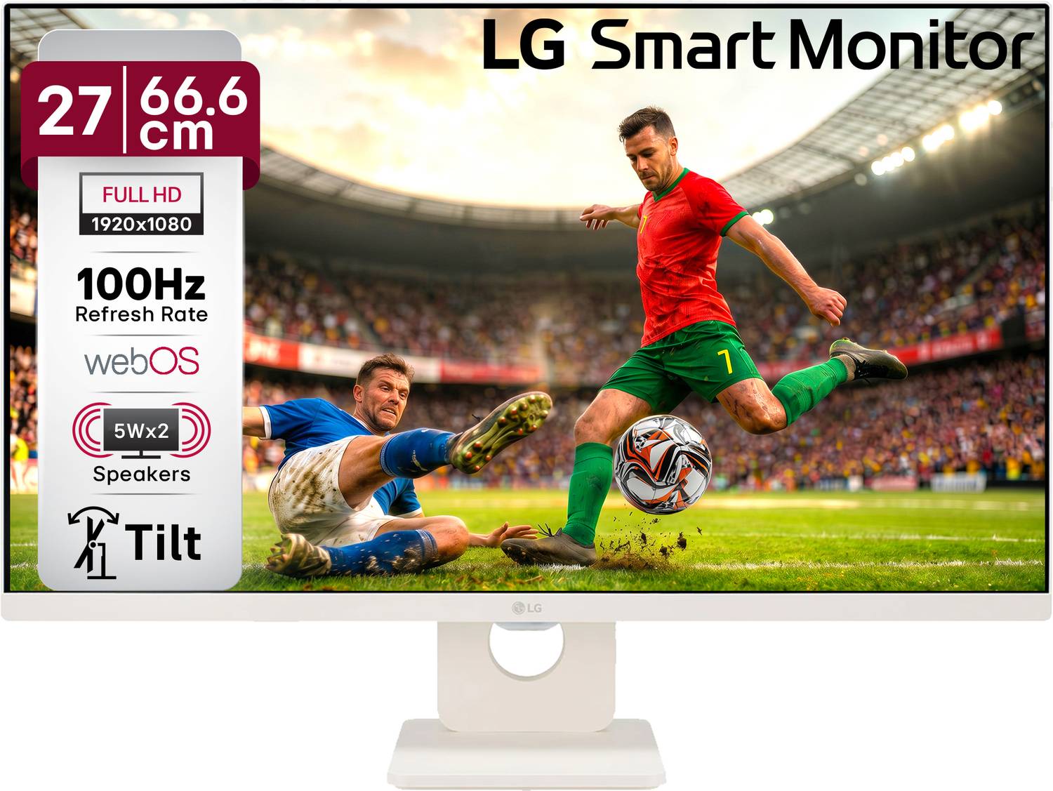 LG 27U511SA-W.ATR 27 inch Full HD IPS Monitor - Image 1