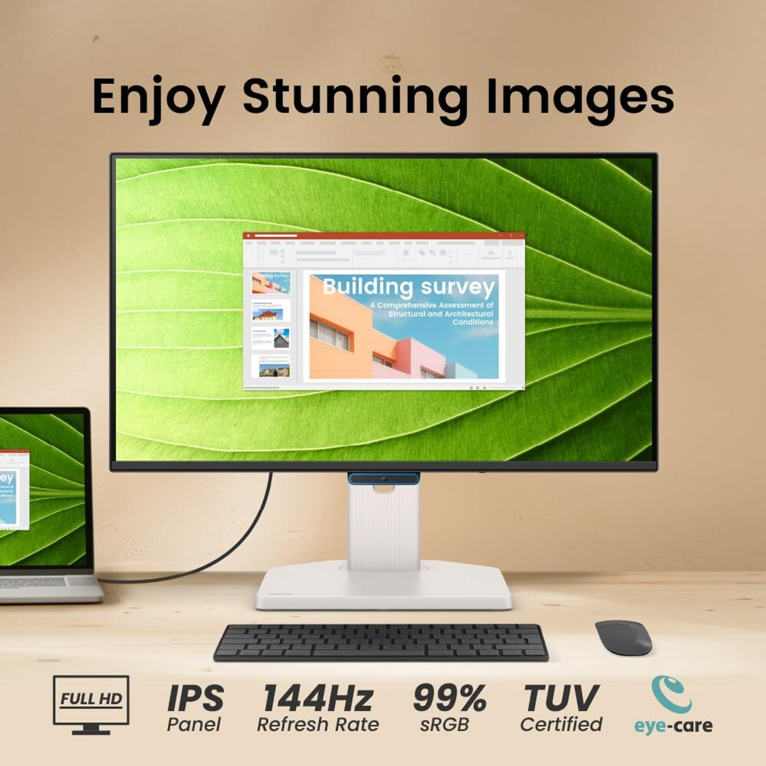 Image of BenQ GW 60.96 cm (24 inch) Full HD LED Backlit IPS Panel Monitor (GW2490TC)