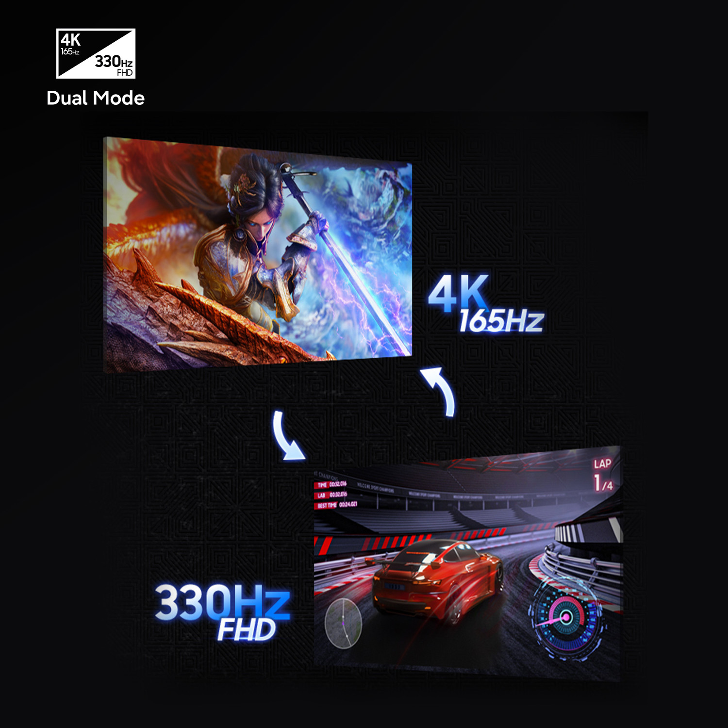 Image of Samsung 81.28 cm (32 inch) 4K Ultra HD OLED Panel Gaming Monitor (LS32HG730SWXXL)