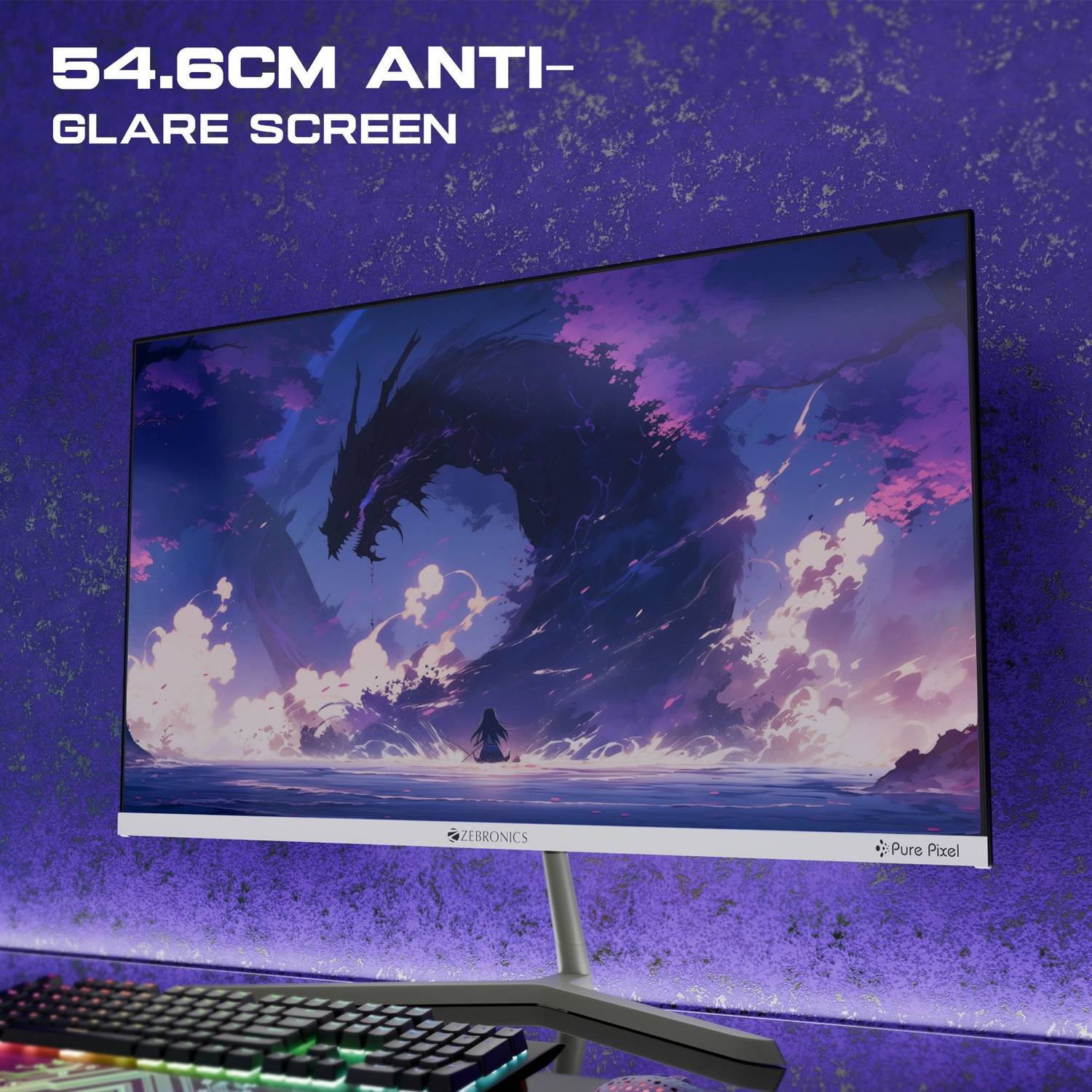 ZEBRONICS A Series 22 Inch Full HD LED Gaming Monitor - Image 3