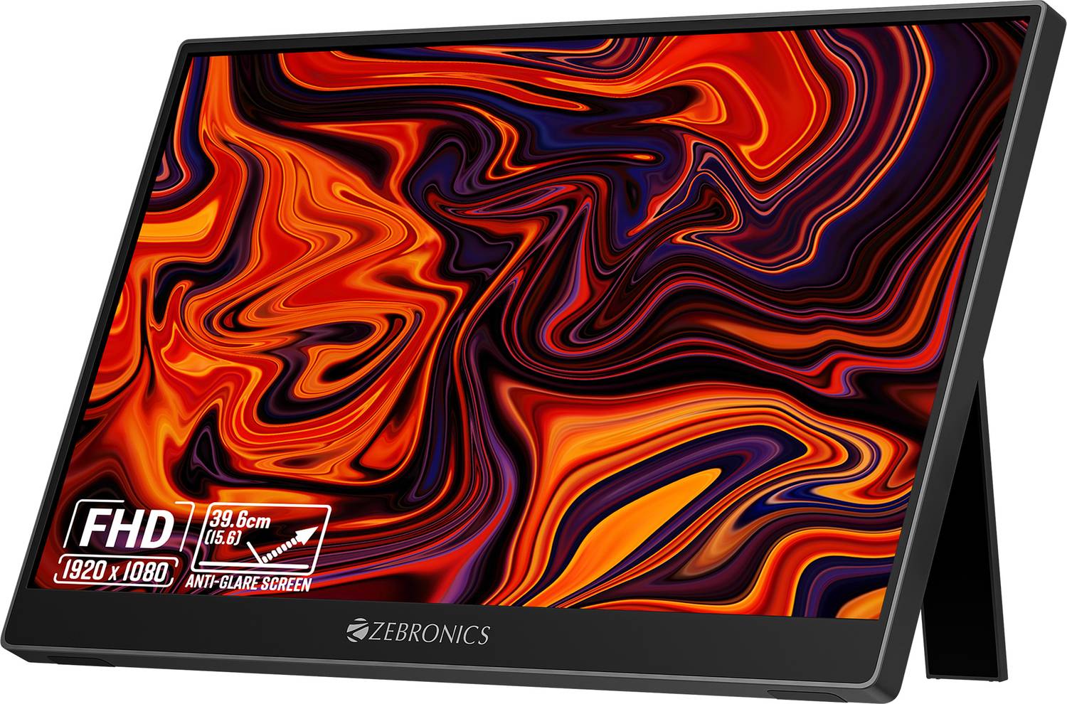 ZEBRONICS 39.62 cm (16 inch) Full HD IPS Panel Monitor (ZEB-AU16F