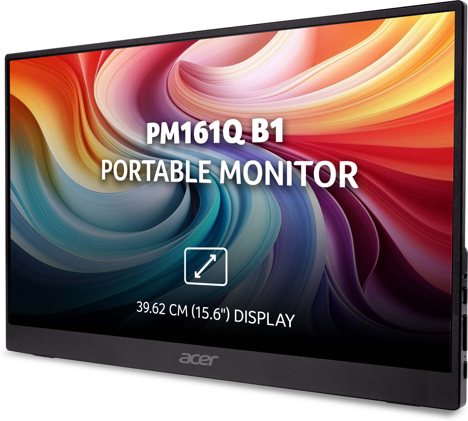Image of Acer 39.62 cm (16 inch) Full HD LED Backlit IPS Panel Monitor (PM161Q B1)