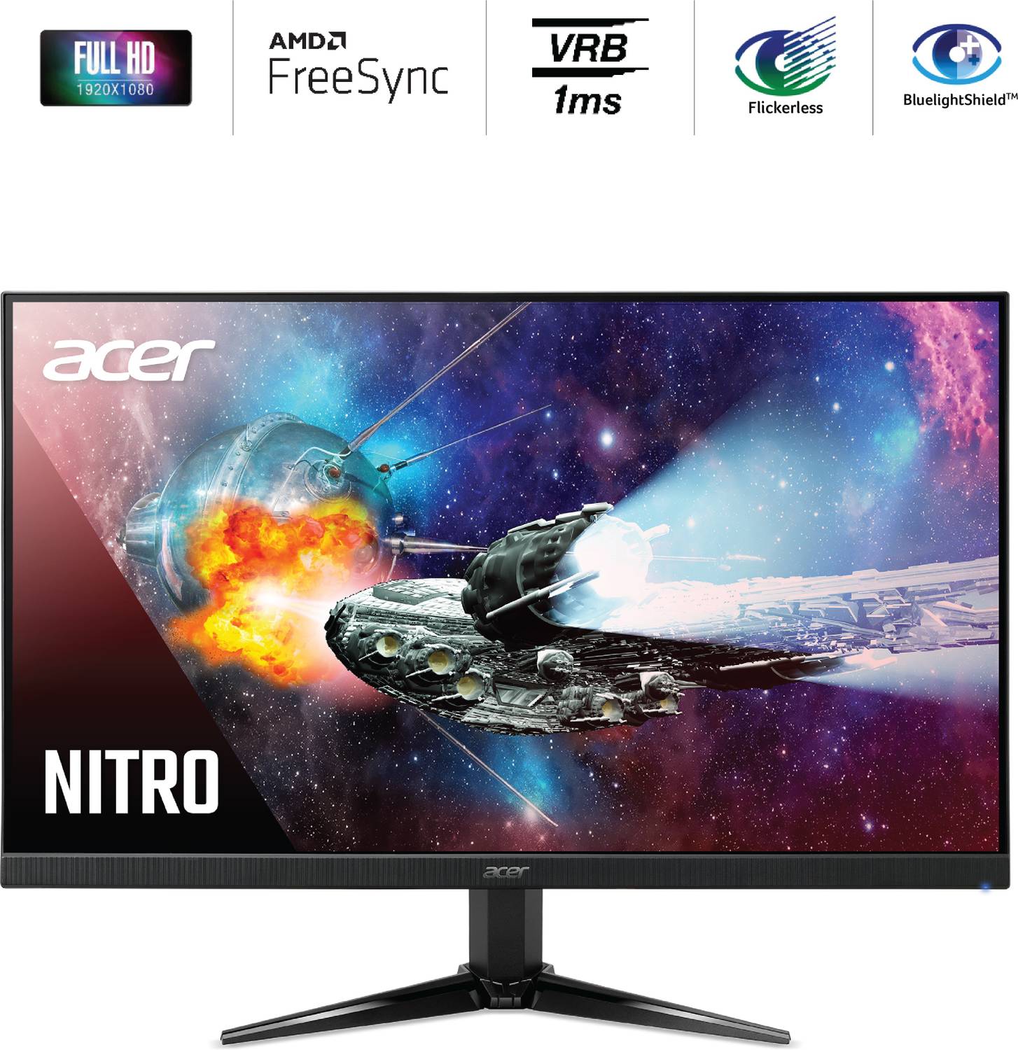 Acer Nitro 54.61 cm (22 inch) Full HD LED Backlit VA Panel Gaming
