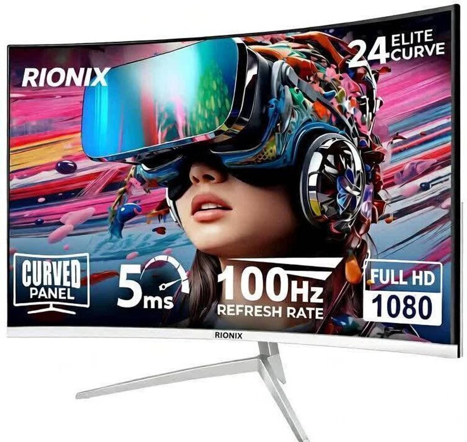 Rionix 24 inch Curved LED Gaming Monitor - Image 1