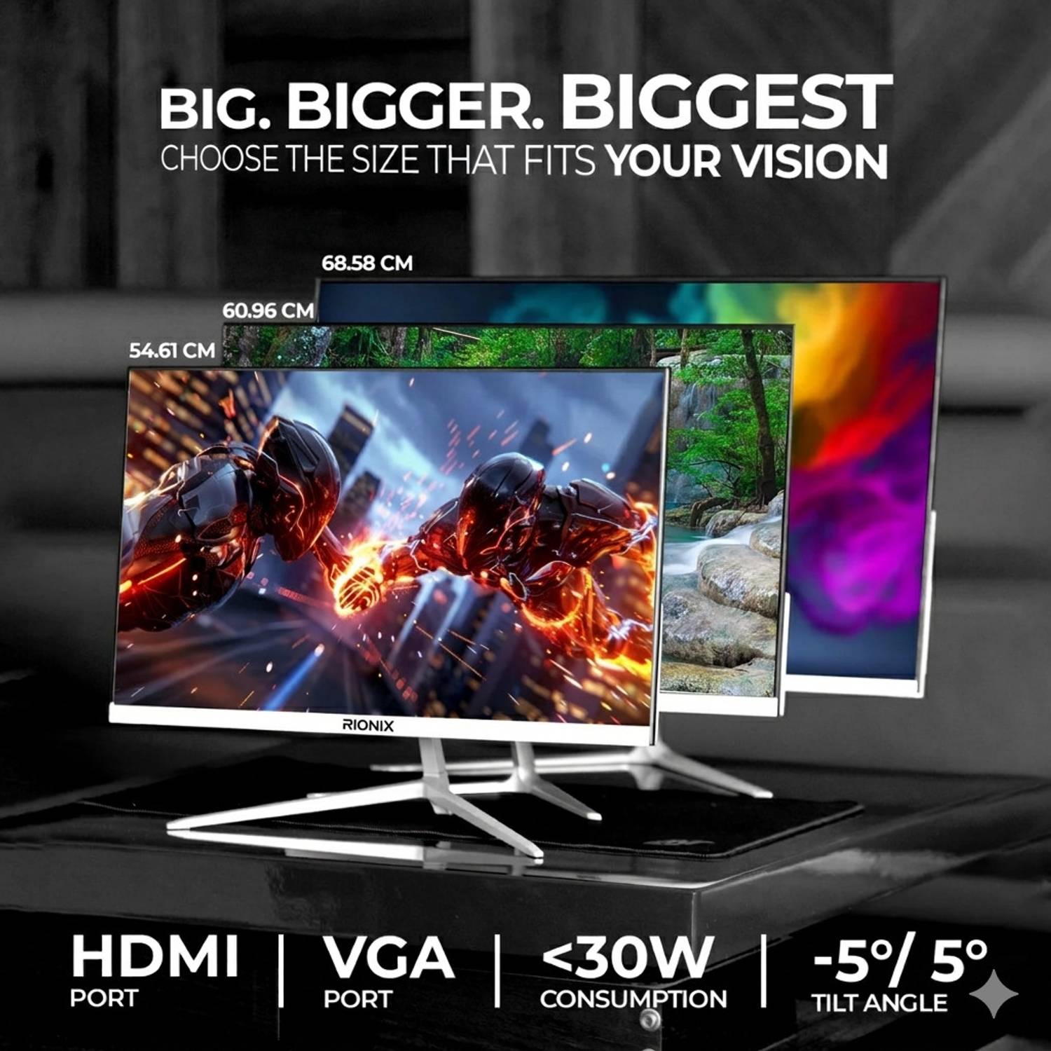 rionix 22 inch HD IPS Gaming Monitor - Image 4