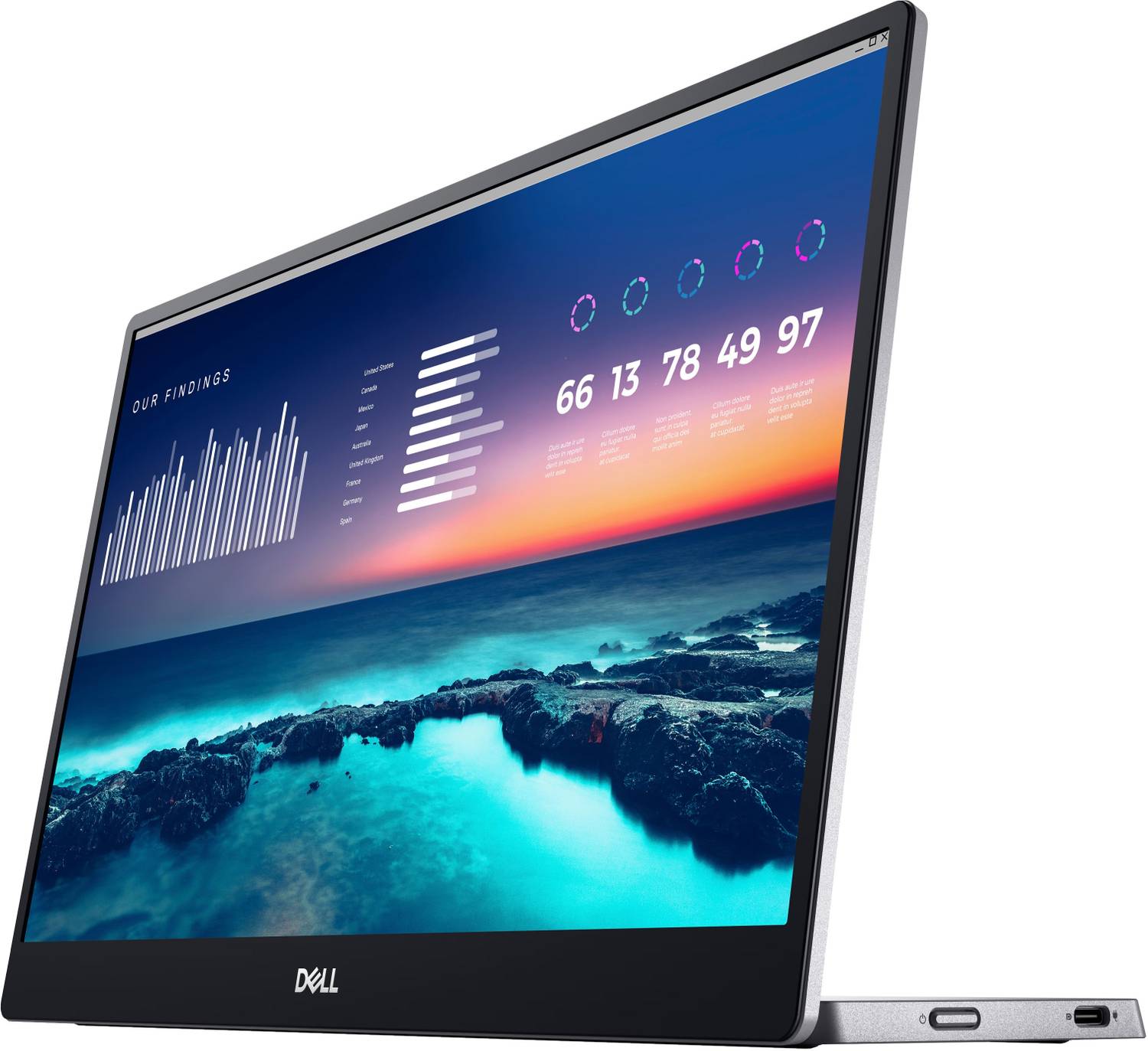 DELL P-Series 35.56 cm (14 inch) Full HD LED Backlit IPS Panel