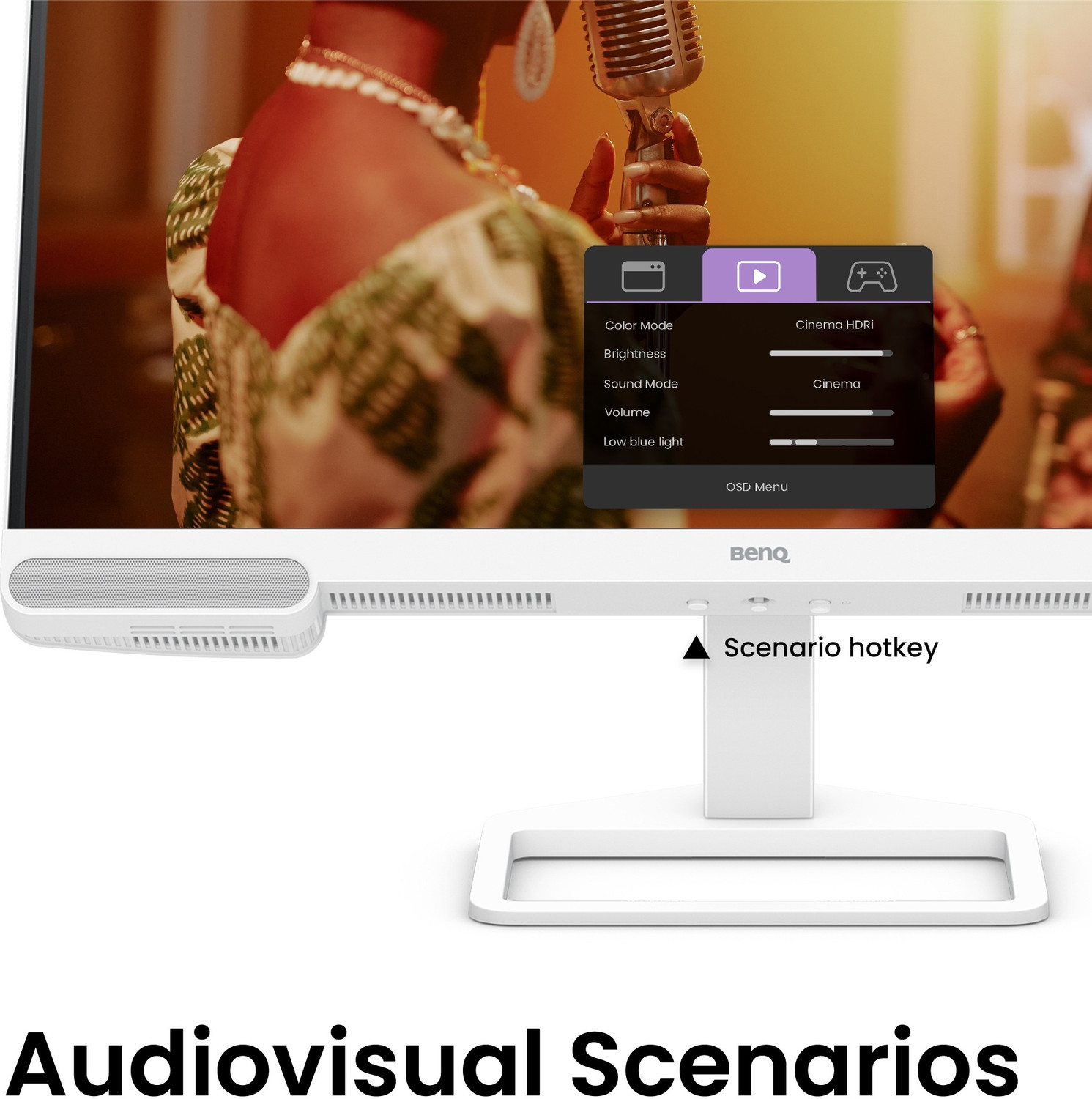 Image of BenQ EW2790U 68.58 cm (27 inch) 4K Ultra HD LED Backlit IPS Panel with 95% P3, AI Contrast, 5WX2 treVolo Speakers, USB Type-C (65W PD), 3xHDMI, USB Hub, Ergonomic Design, Display Pilot 2, Eye-Care, Entertainment Monitor (EW2790U)