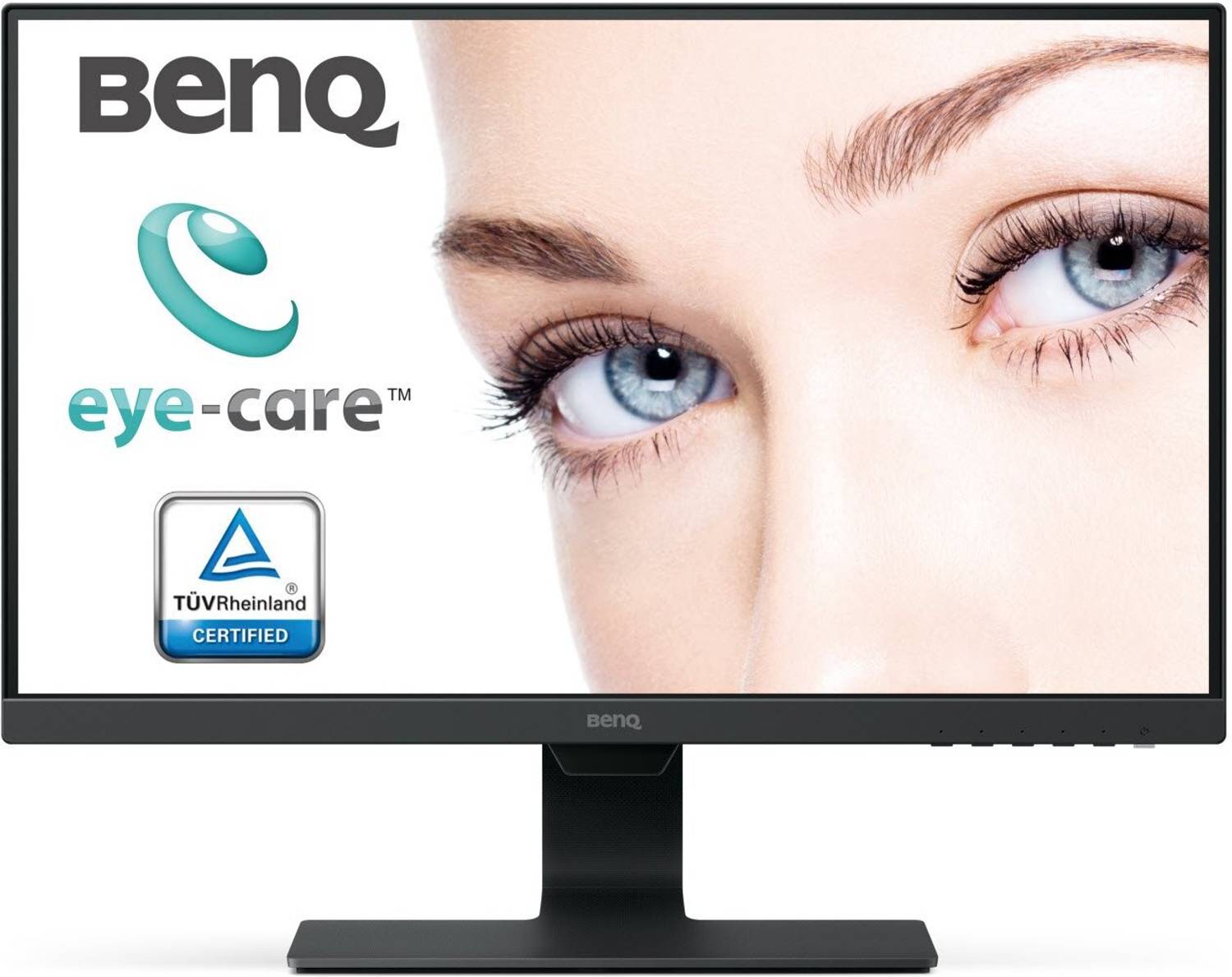 BenQ GW2480 60.45 cm (24 inch) Full HD LED Backlit IPS Panel Ultra-Slim Bezel, Eye Care, Anti-Glare, Low Blue Light, Brightness Intelligence, Dual HDMI, VGA, 1Wx2 Speakers, VESA Wall Mountable Monitor (GW2480)
