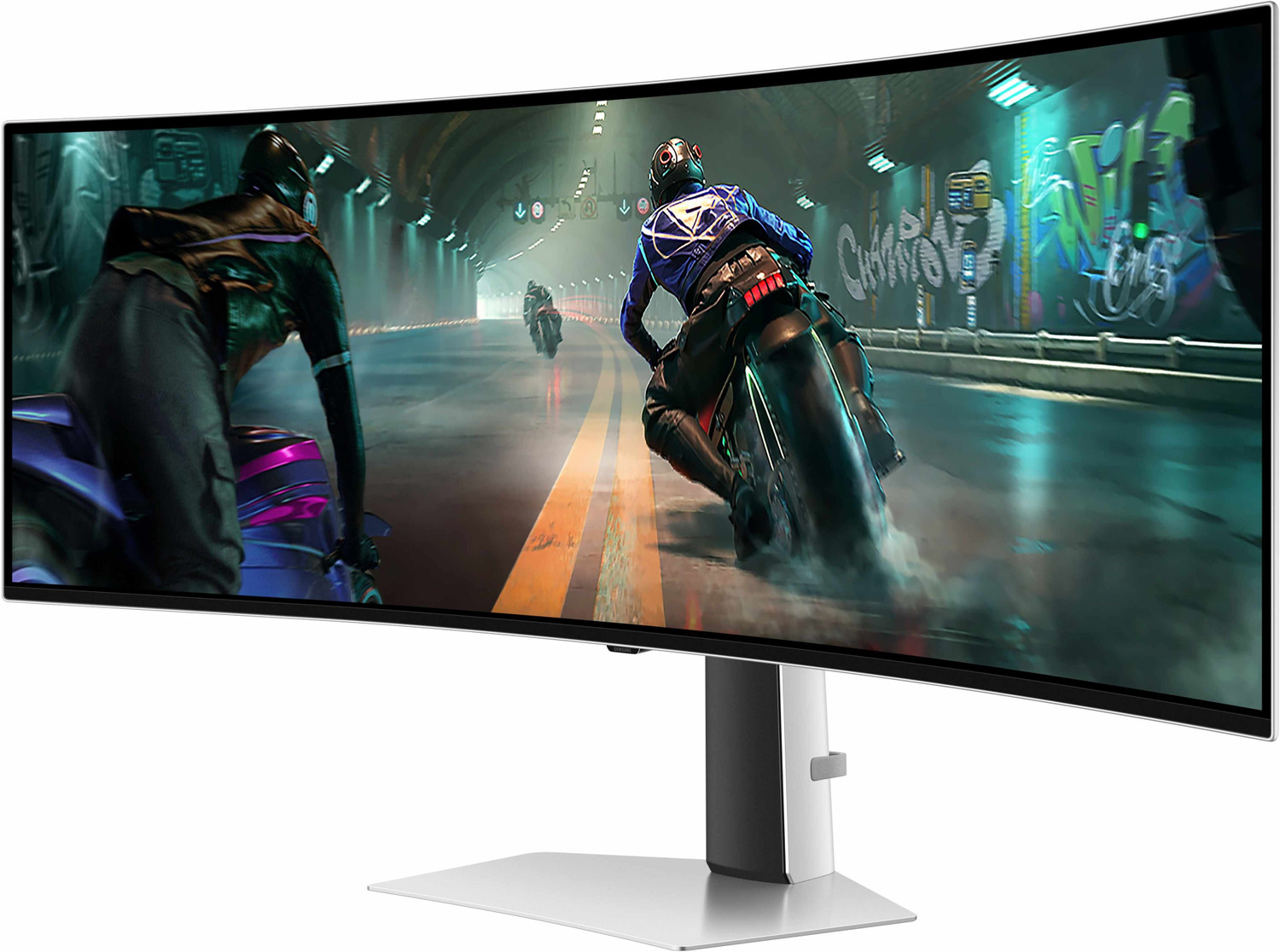 Image of Samsung Odyssey OLED G9 124.46 cm (49 inch) Curved DQHD OLED Panel Gaming Monitor (LS49DG910SWXXL)