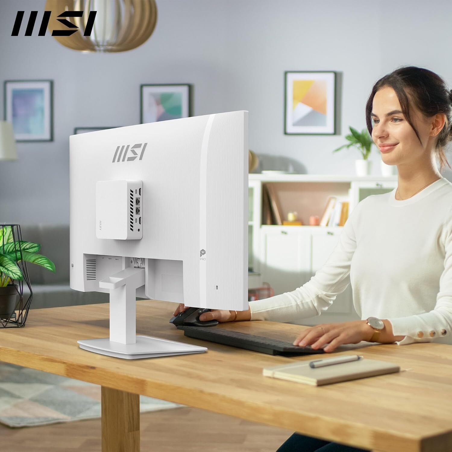 Image of MSI 86.36 cm (34 inch) Curved UWQHD VA Panel Monitor (PRO MP341CQW E12)