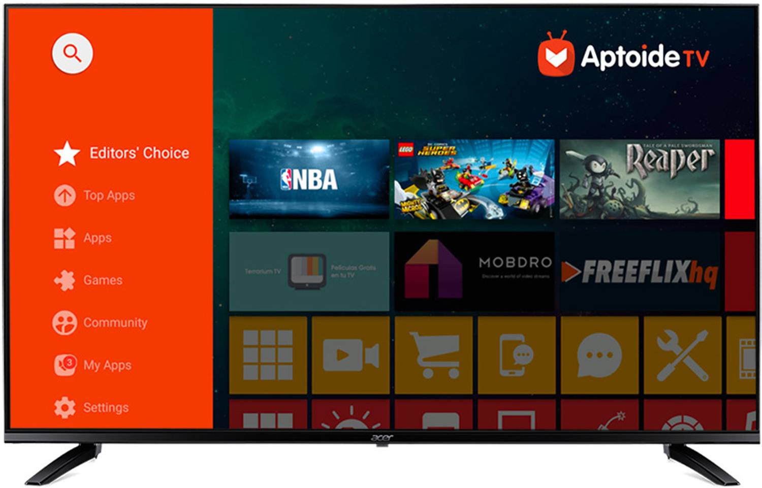 Acer DA0 series 109.22 cm (43 inch) Full HD IPS Panel with Bluetooth 5.0, App Support : Youtube, Netflix & more, 2X5W Inbuilt Speakers, Wireless Monitoring, HDR10 Support, Desktop Mode, Wide range of I/O ports, such as RJ45 and S/PDIF, VESA Wall mount Smart Monitor (DA430) Price in India - Buy Acer DA0 series 109.22 cm (43 inch) Full HD IPS Panel with Bluetooth 5.0, App Support : Youtube, Netflix & more, 2X5W Inbuilt Speakers, Wireless Monitoring, HDR10 Support, Desktop Mode, Wide range of I/O ports, such as RJ45 and S/PDIF, VESA Wall mount Smart Monitor (DA430) online at Flipkart.com