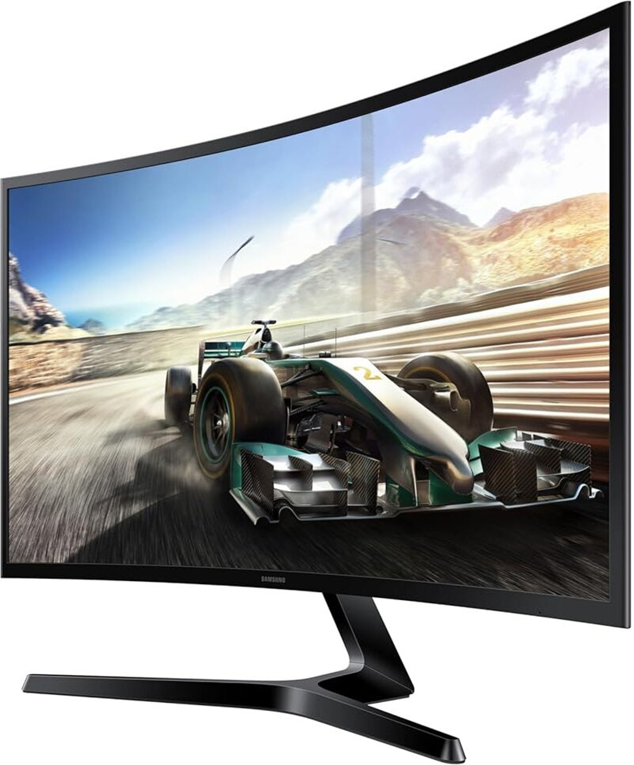 Image of Samsung 68.58 cm (27 inch) Curved Full HD IPS Panel Gaming Monitor (LS27D368GAWXXL)