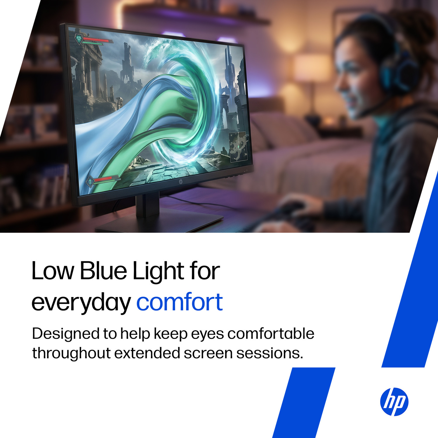 Image of HP Series 3 Pro 54.48 cm (22 inch) Full HD LED Backlit IPS Panel Monitor (322pe)