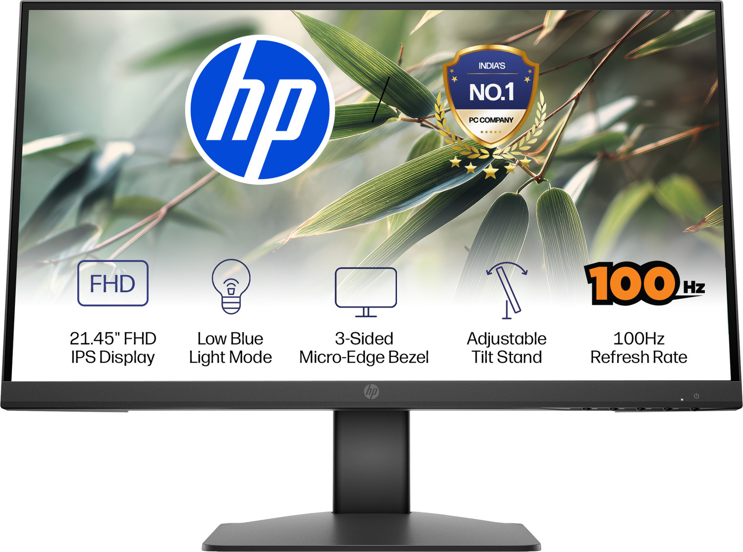 Image of HP Series 3 Pro 54.48 cm (22 inch) Full HD LED Backlit IPS Panel Monitor (322pe)