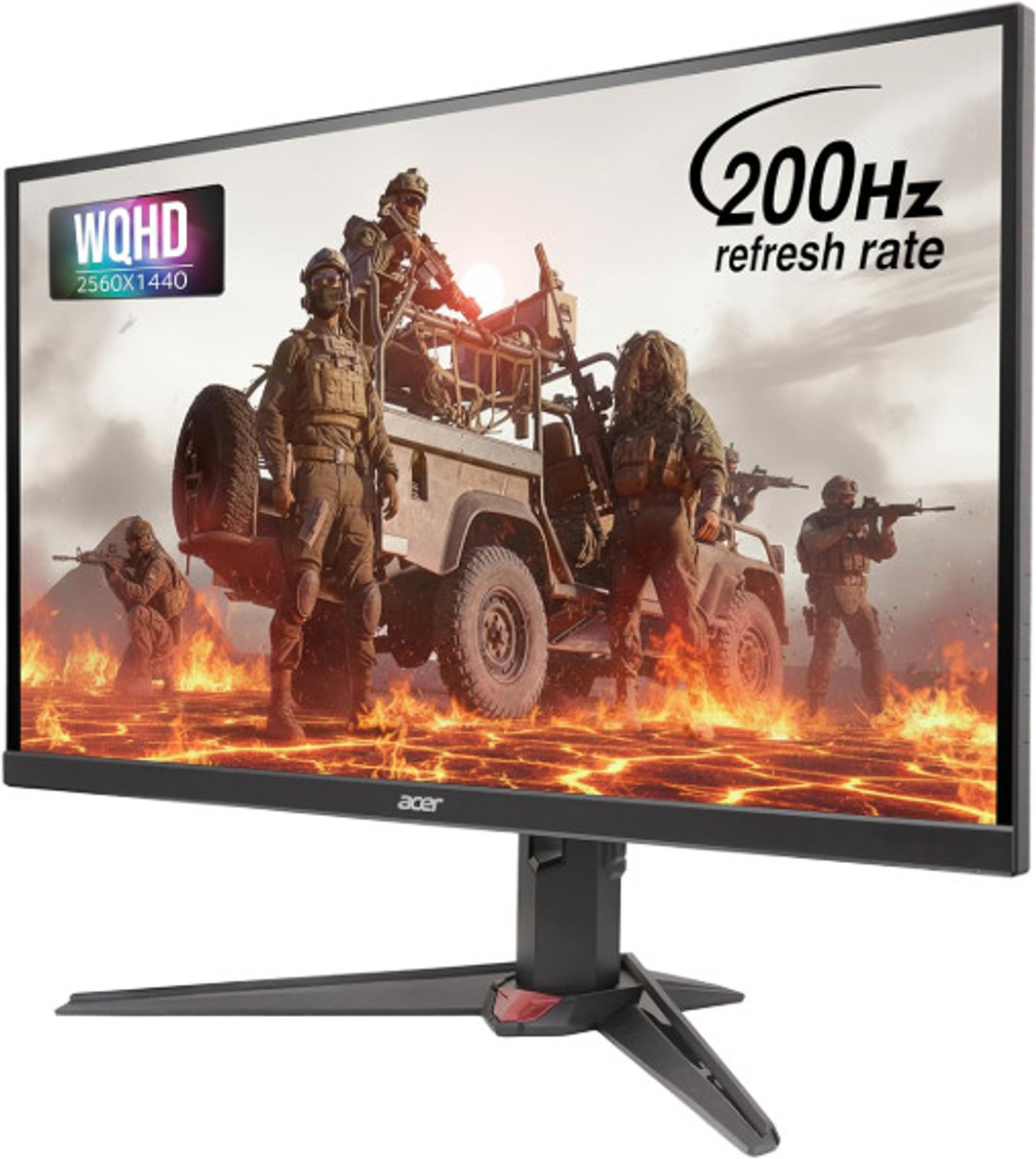 Image of Acer NItro XV272U X1 68.58 cm (27 inch) WQHD LED Backlit IPS Panel Gaming Monitor (XV272U X1)