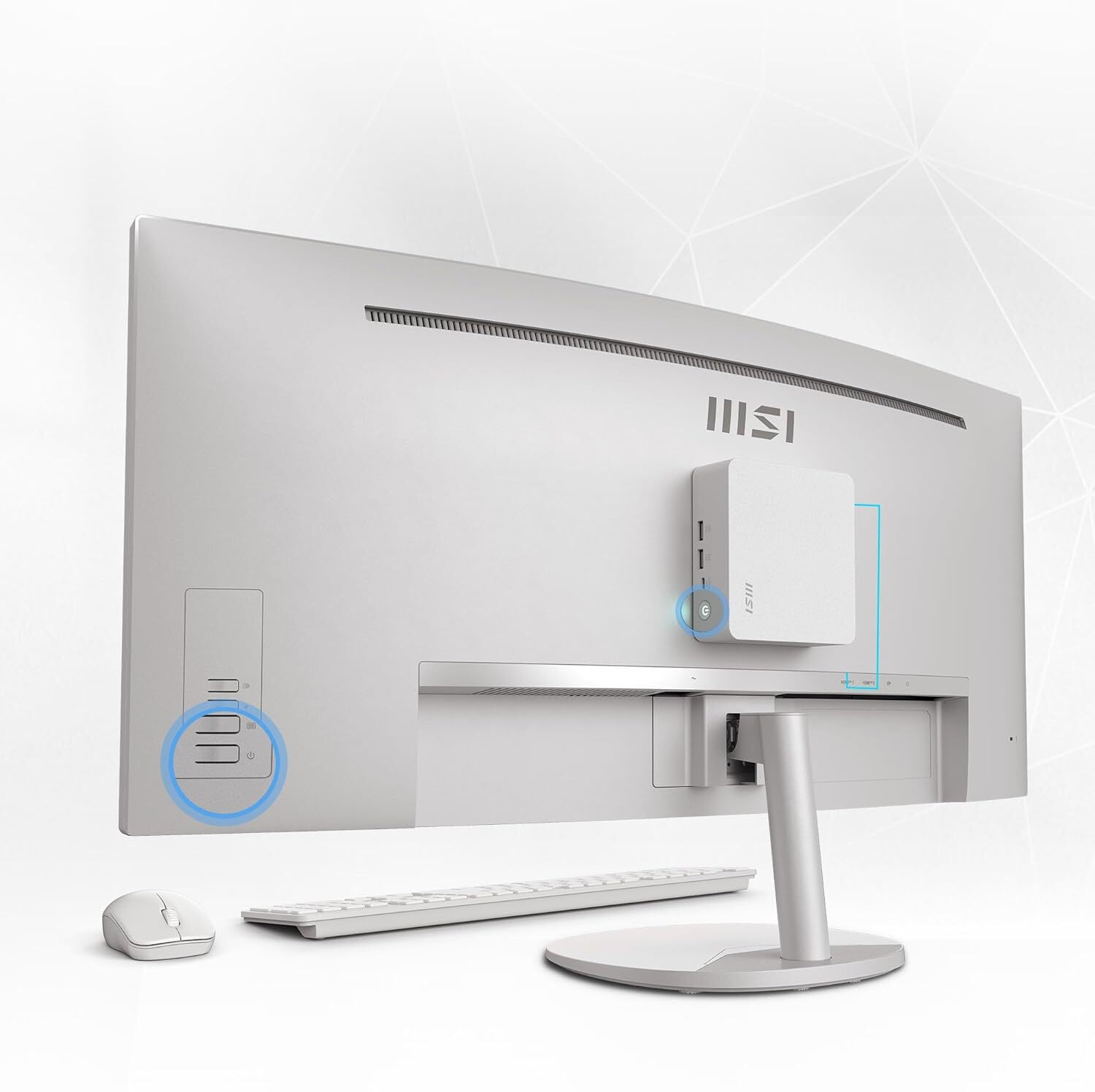 Image of MSI 86.36 cm (34 inch) Curved UWQHD VA Panel Monitor (PRO MP341CQW E12)