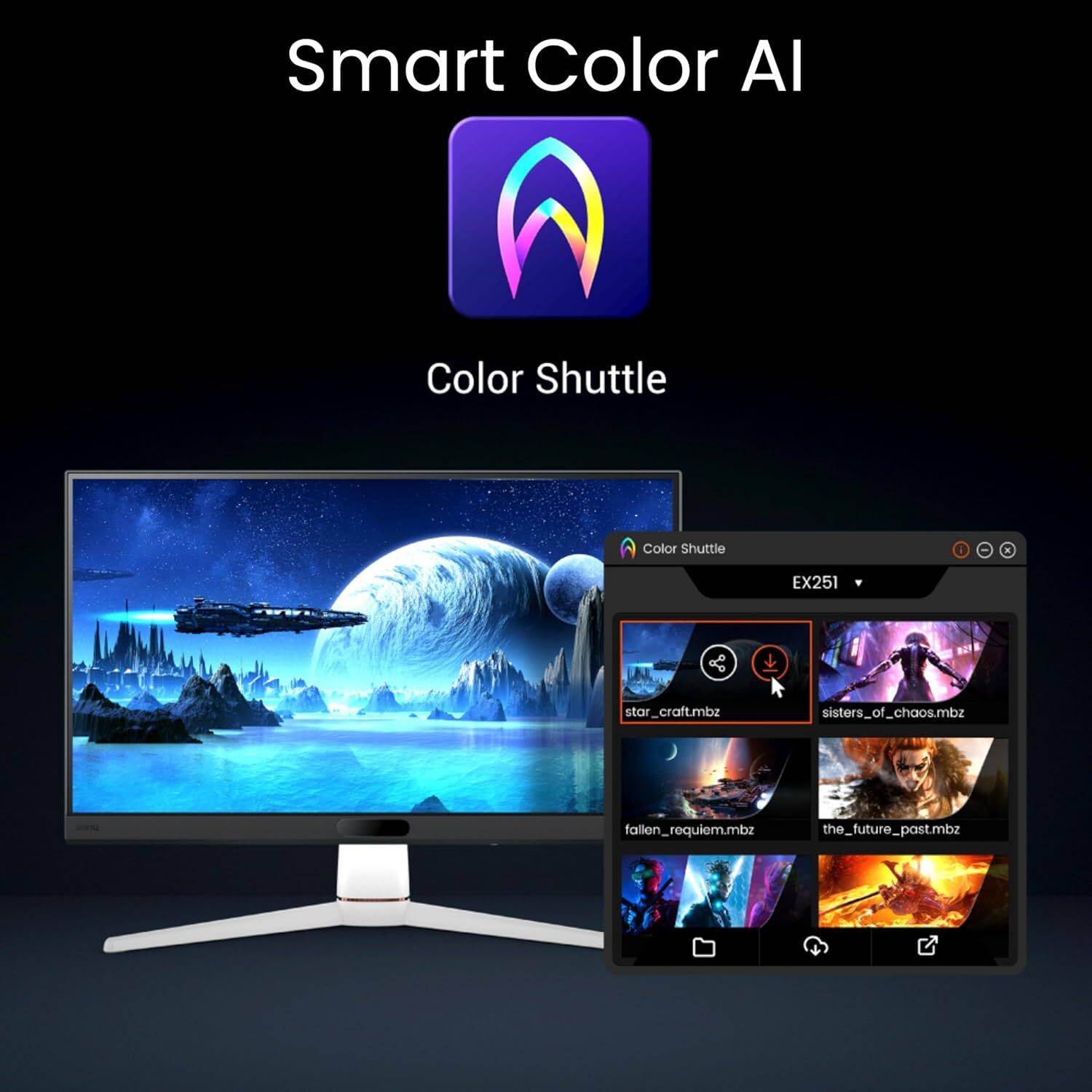 BenQ MOBIUZ EX251 25 inch Full HD Gaming Monitor - Image 3