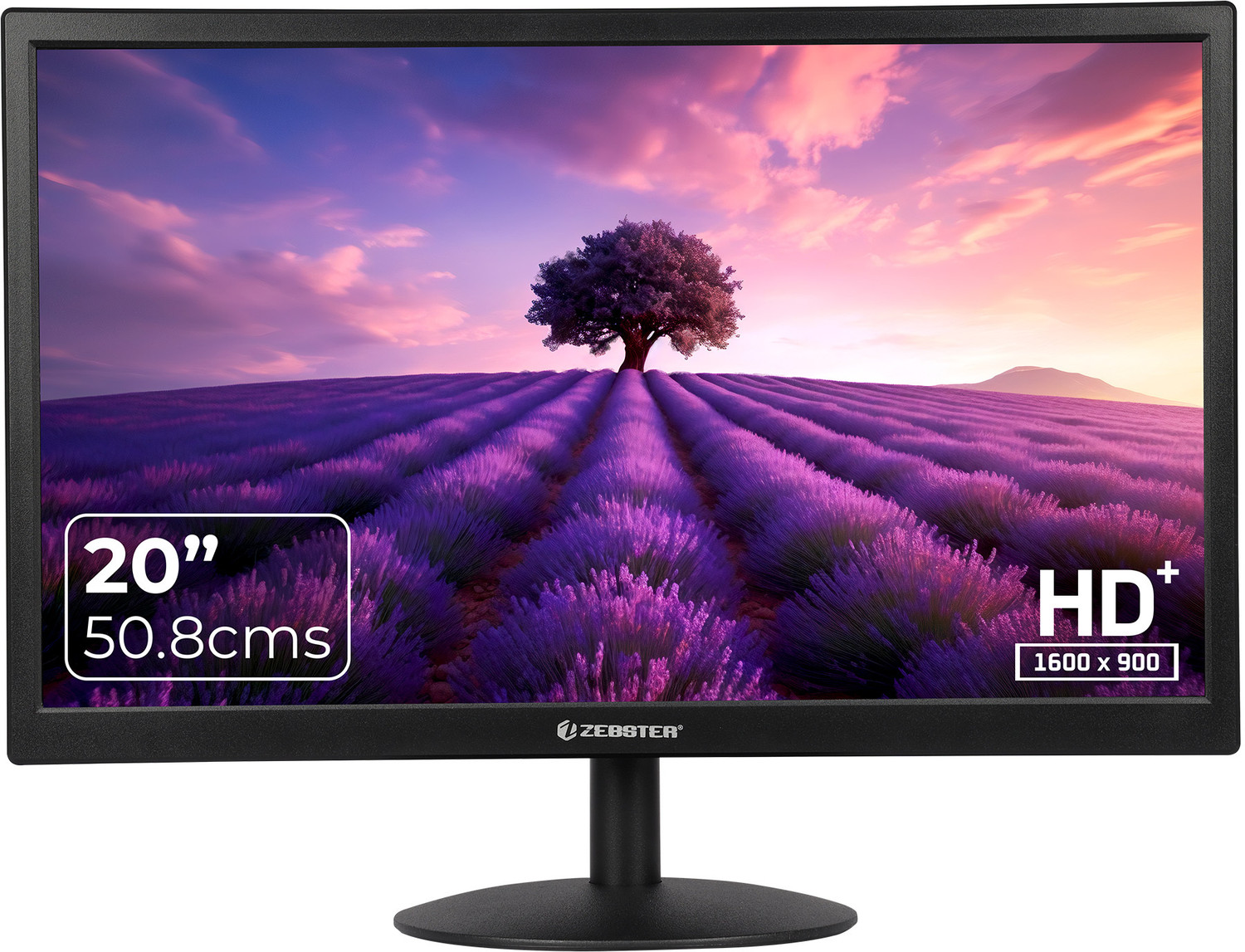 Image of ZEBSTER A20HD 50.8 cm (20 inch) Full HD VA Panel with HDMI & VGA Input, 220nits Brightness, 16.7M Colors Monitor (A20HD LED)