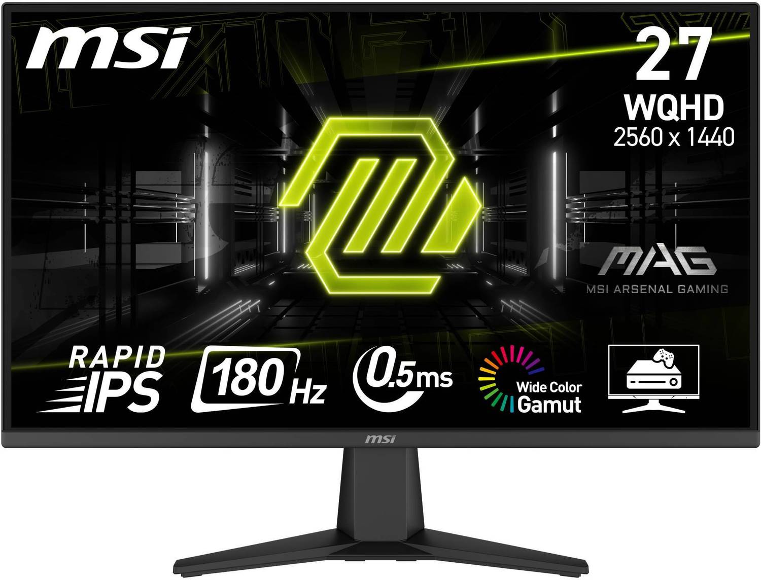 MSI 68.58 cm (27 inch) WQHD IPS Panel with Anti-Flicker Technolog