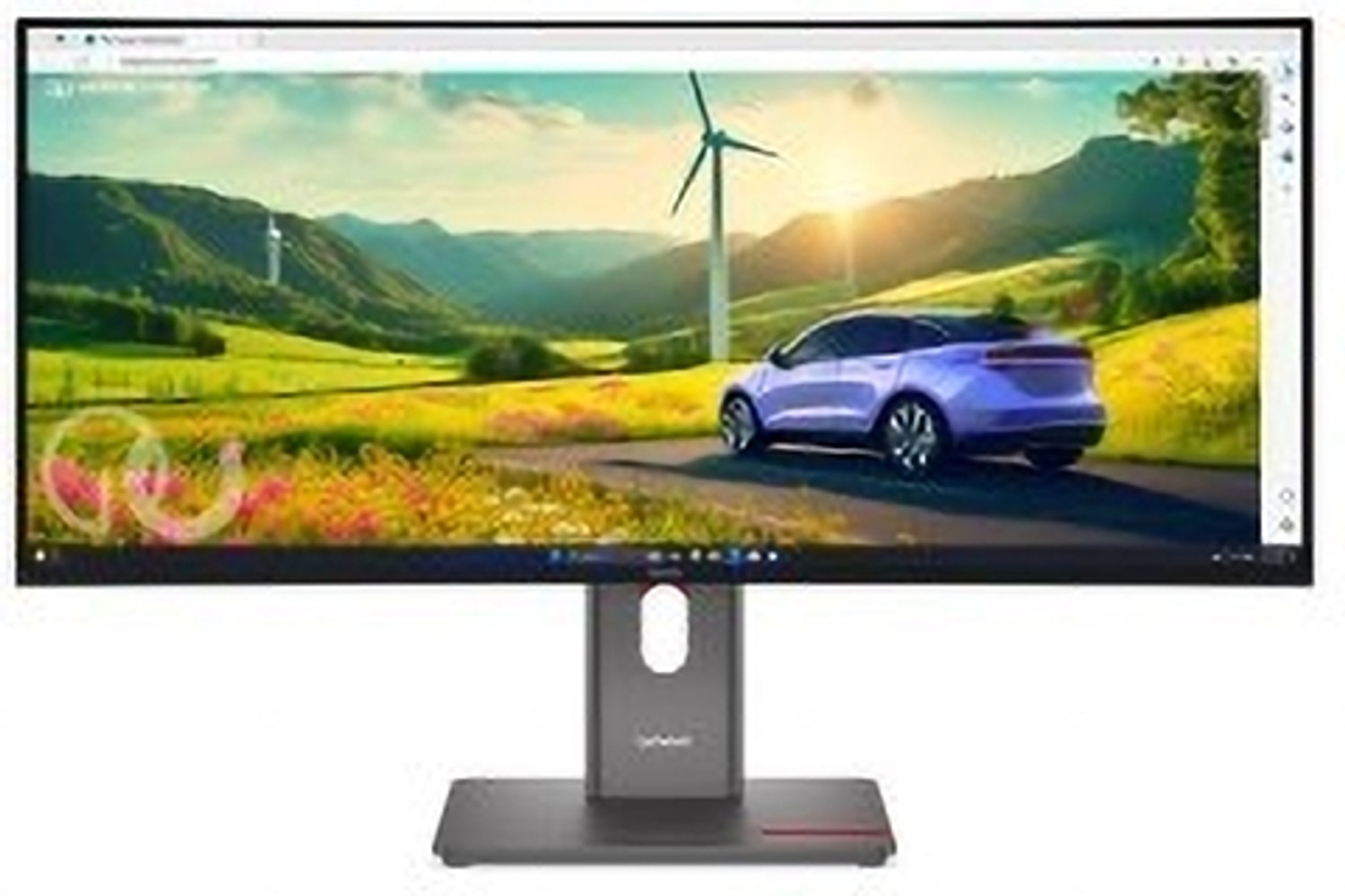 Image of Lenovo 86.36 cm (34 inch) WQHD LED Backlit IPS Panel Monitor (ThinkVision P34WD-40 , 99% sRGB)