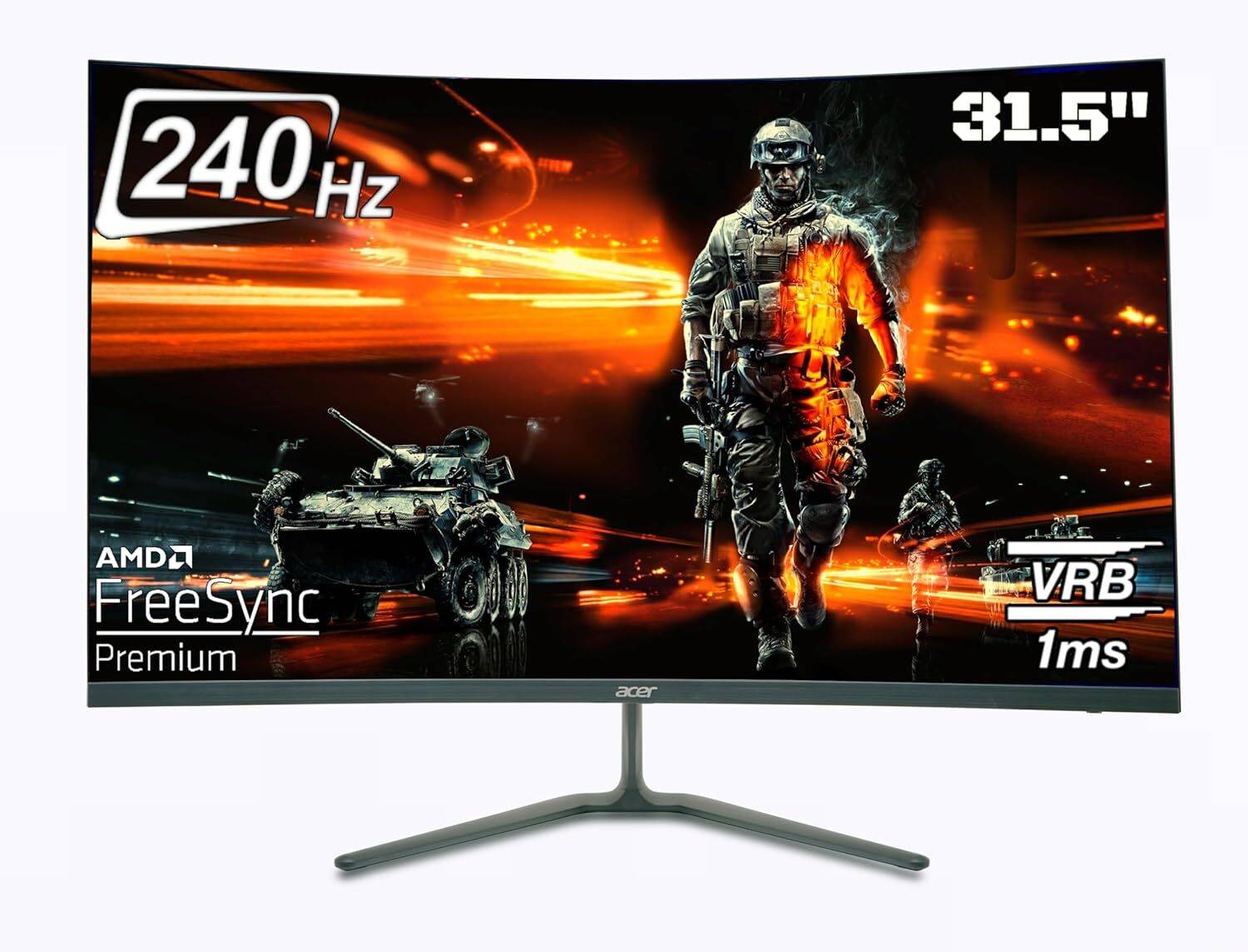 Acer 80.01 cm (32 inch) Curved Full HD LED Backlit VA Panel Gaming Monitor (ED320Q X2)