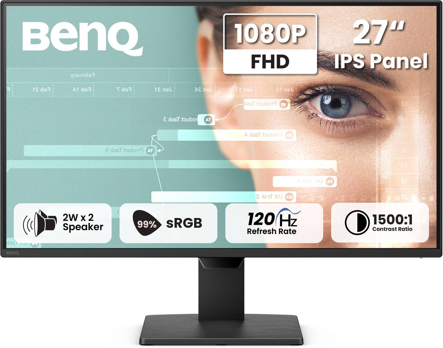BenQ GW Series 68.58 cm (27 inch) Full HD IPS Panel Monitor (GW2790P)