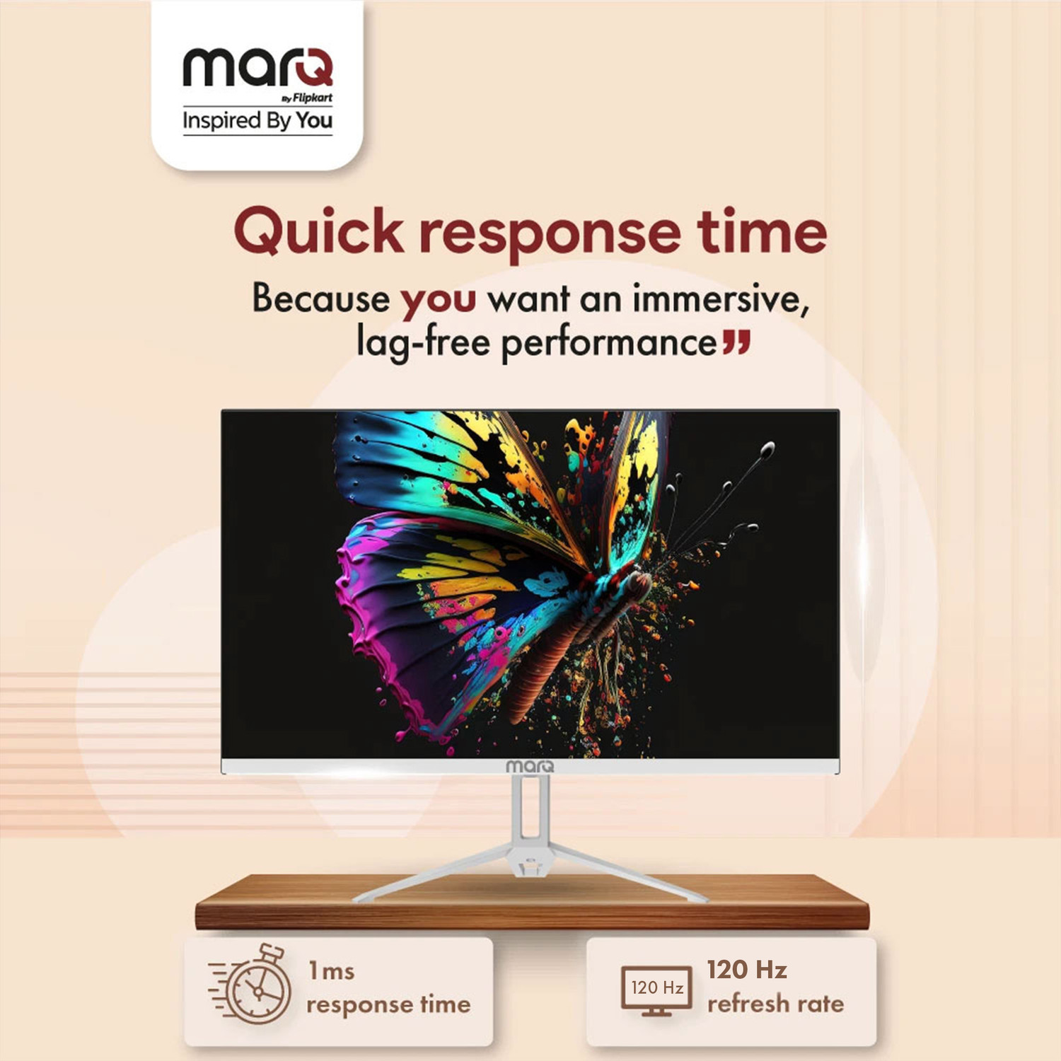 Image of MarQ by Flipkart 68.58 cm (27 inch) Full HD LED Backlit IPS Panel Gaming Monitor (27FHDMEQNNXO)