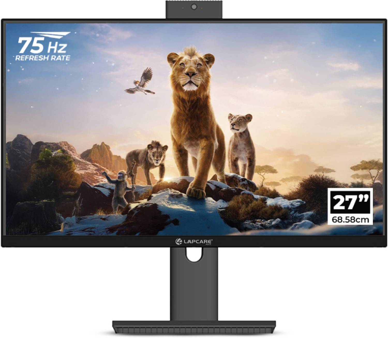 LAPCARE 68.58 cm (27 inch) Full HD IPS Panel Monitor (LM27GMW)