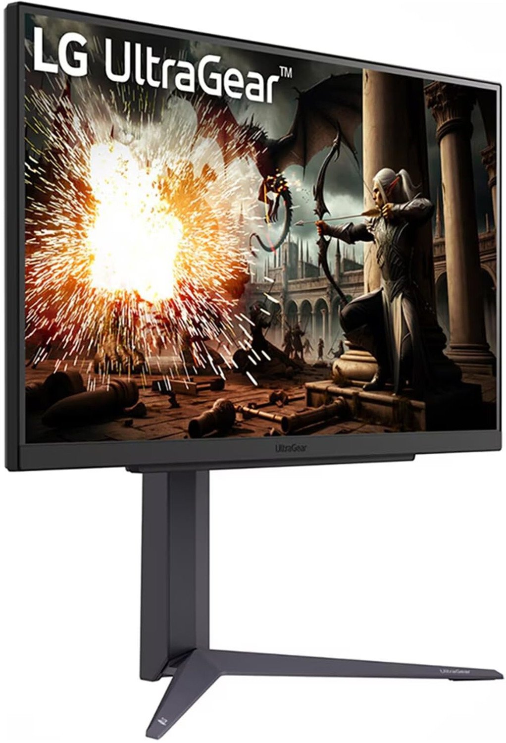 Image of LG 27GS75Q-B ULTRAGEAR 68.58 cm (27 inch) Quad HD LED Backlit IPS Panel Gaming Monitor (27GS75Q -(2560x1440),G-SYNC Compatible,HDR10,sRGB 99%,Tilt /Height /Pivot,HDMI,DP)
